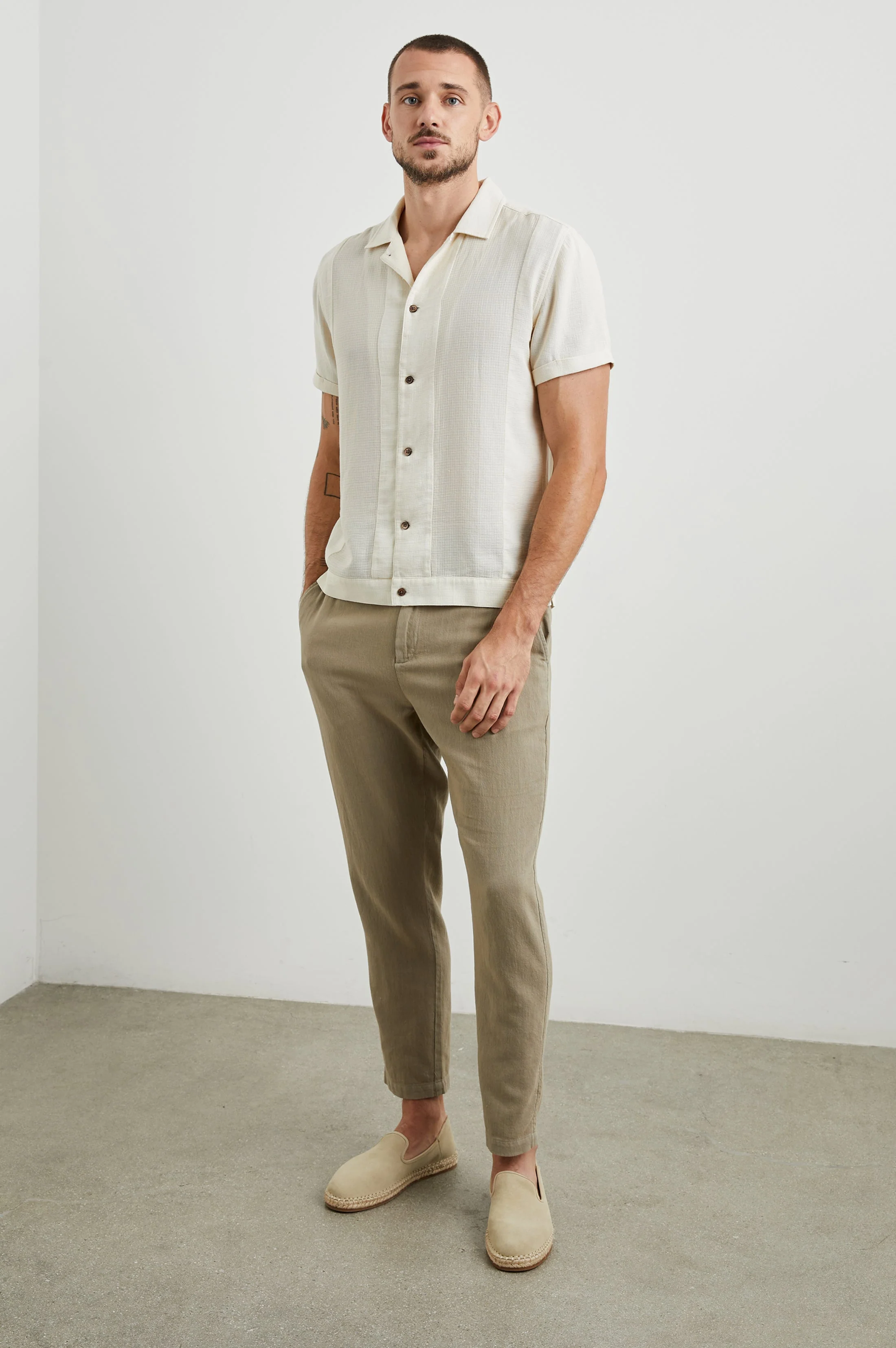 DUKE SHIRT - PARCHMENT WHEAT - Image 5