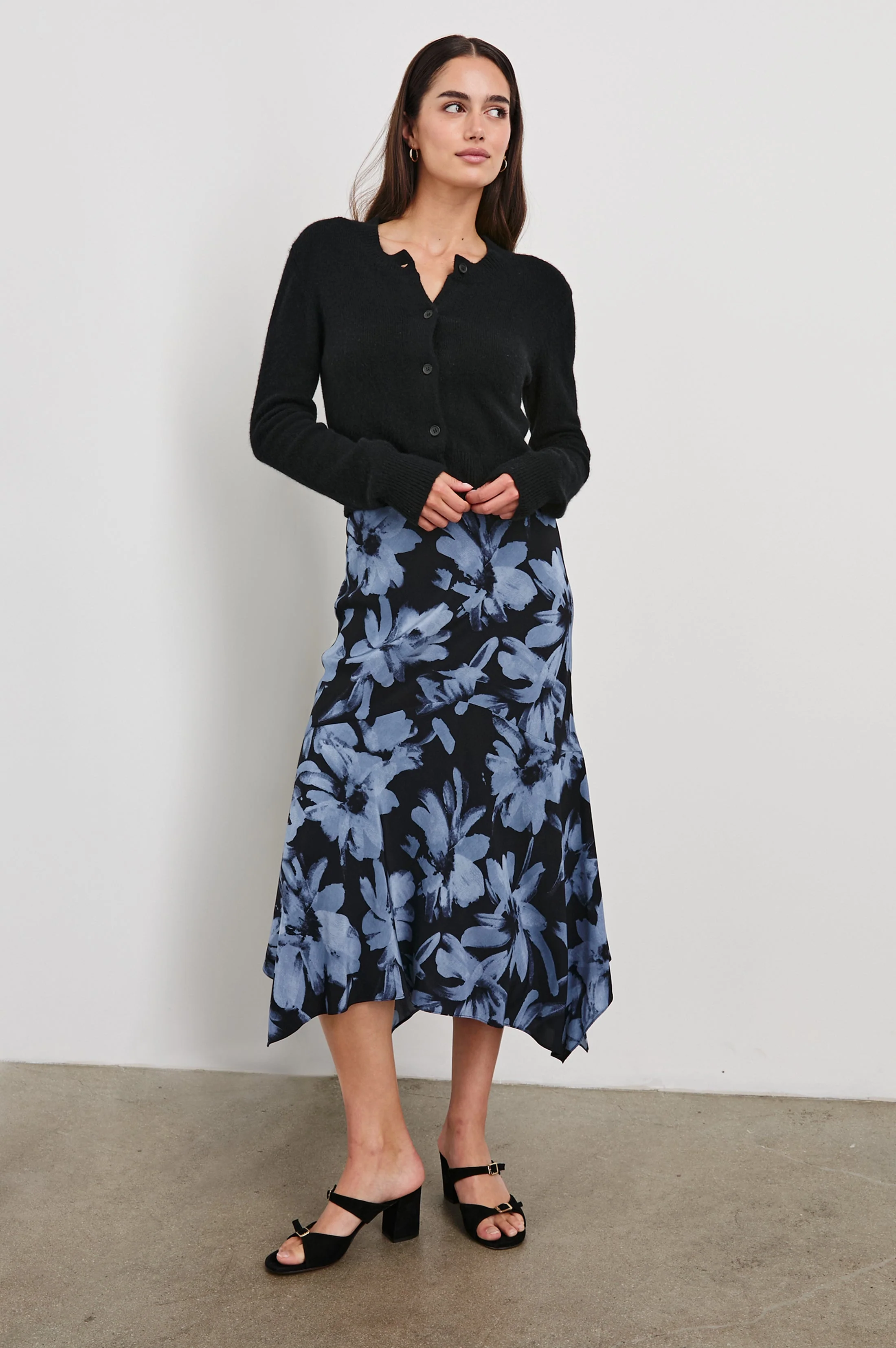 EDWINA SKIRT - MIDNIGHT LILY - Image 3