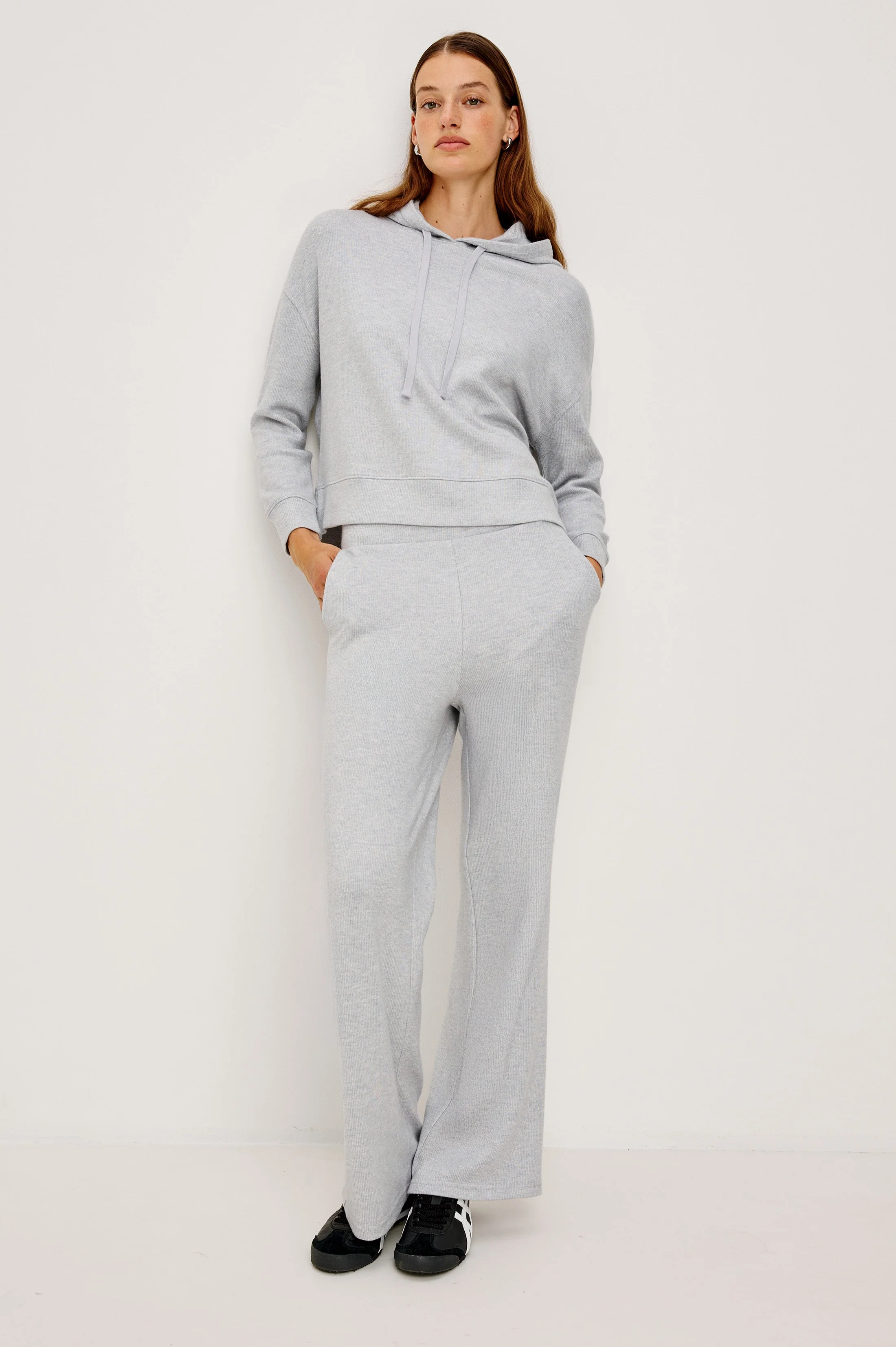 ELLERY SWEATPANT - HEATHER GREY BRUSHED - Image 3