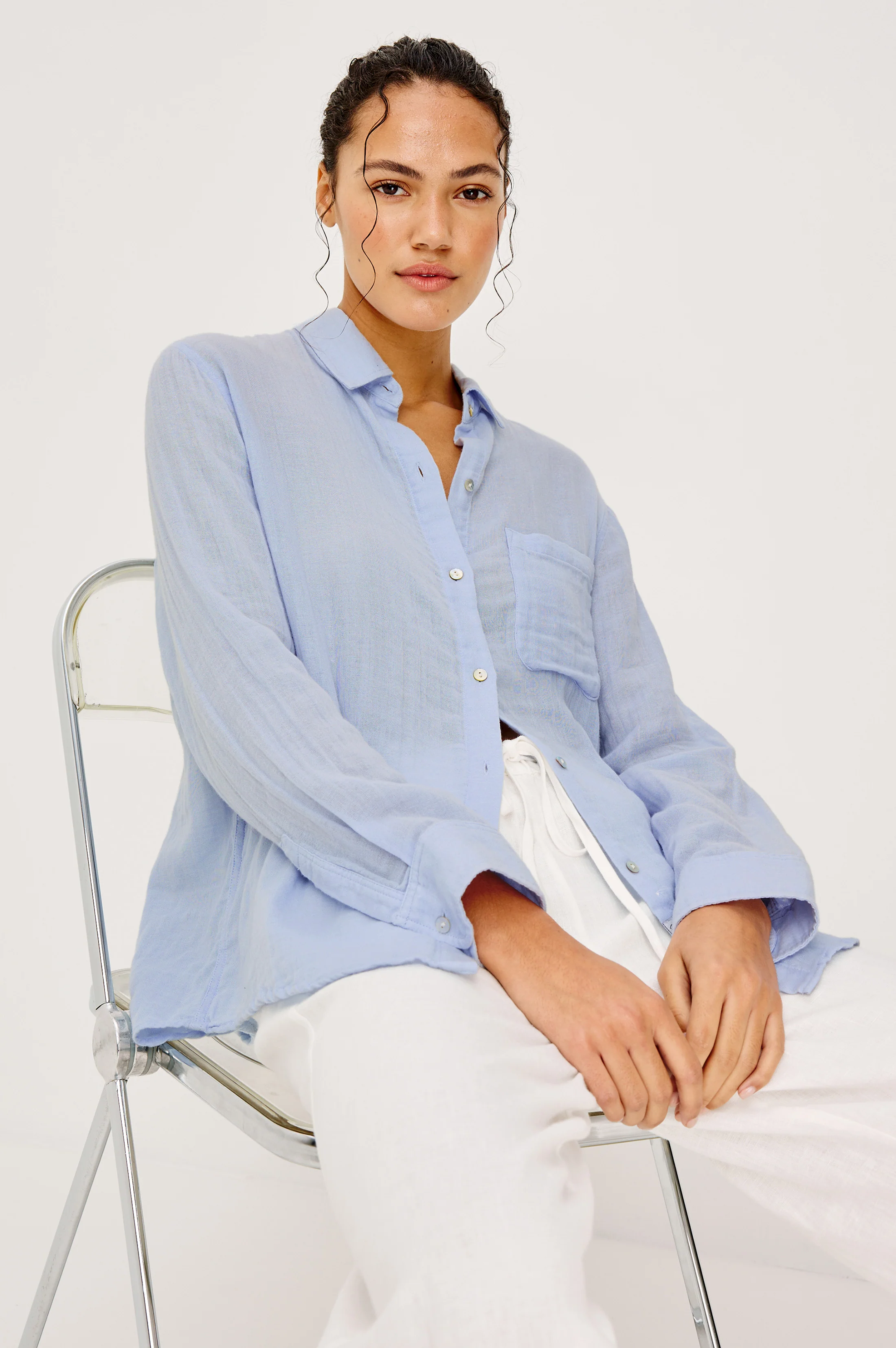 ELLIS SHIRT - BLUEBELL - Image 4