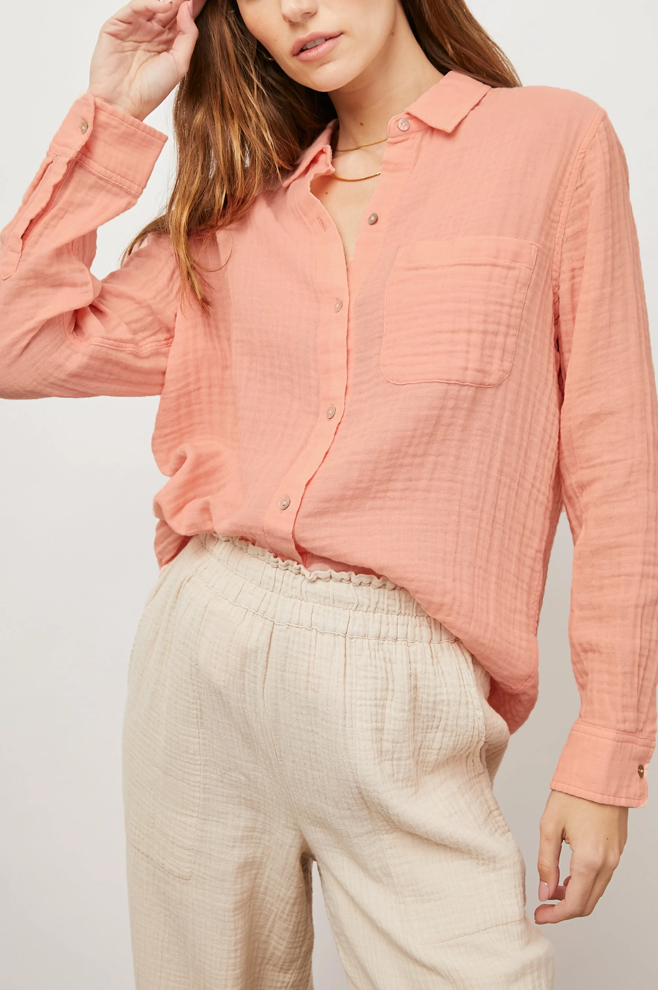 ELLIS SHIRT - FLAMINGO - Image 4