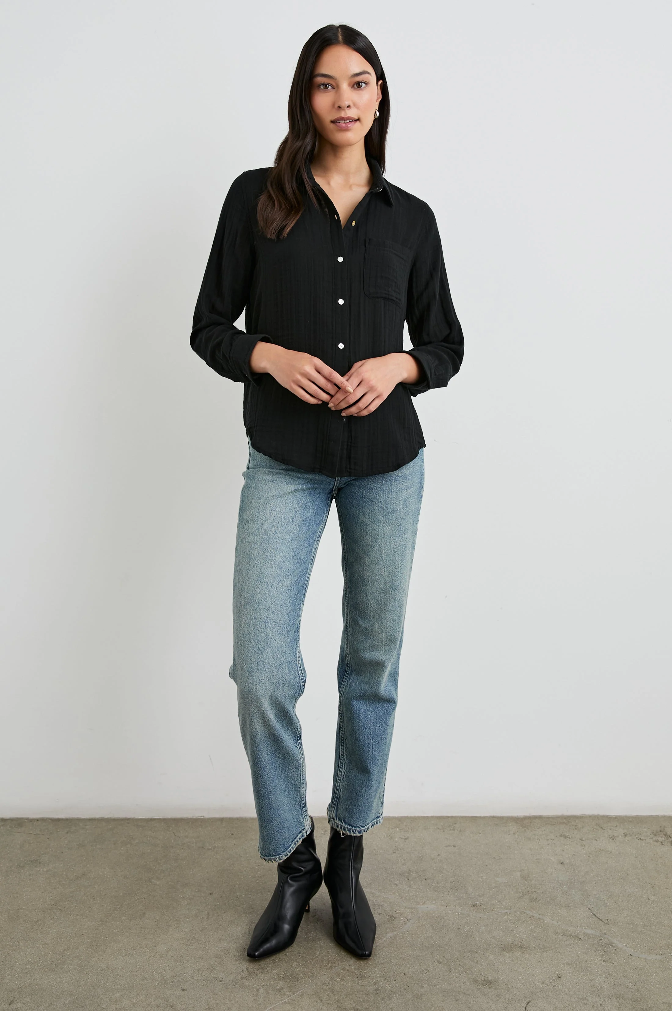 ELLIS SHIRT - BLACK - Image 3