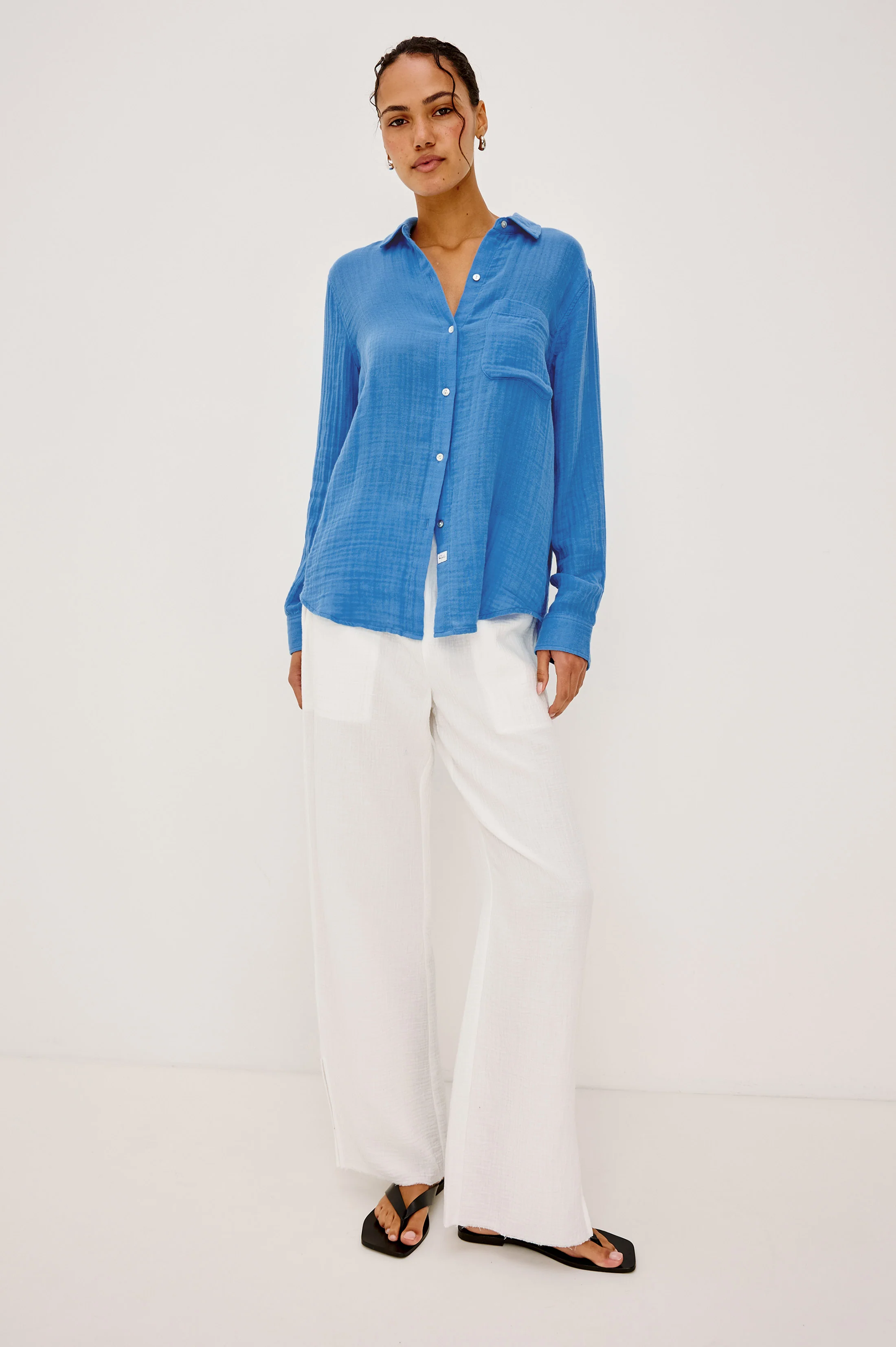 ELLIS SHIRT - FRENCH BLUE - Image 3
