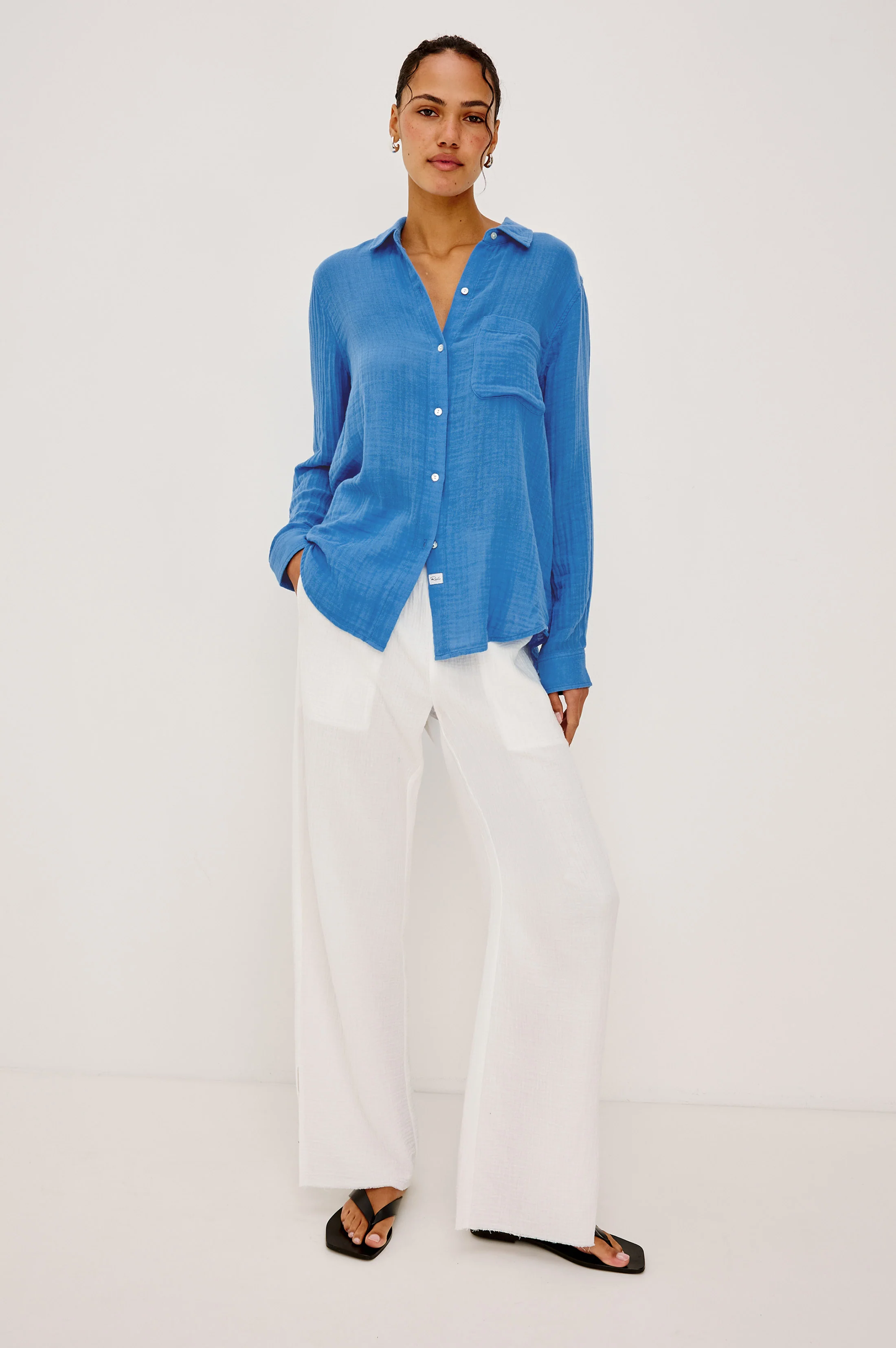 ELLIS SHIRT - FRENCH BLUE - Image 4