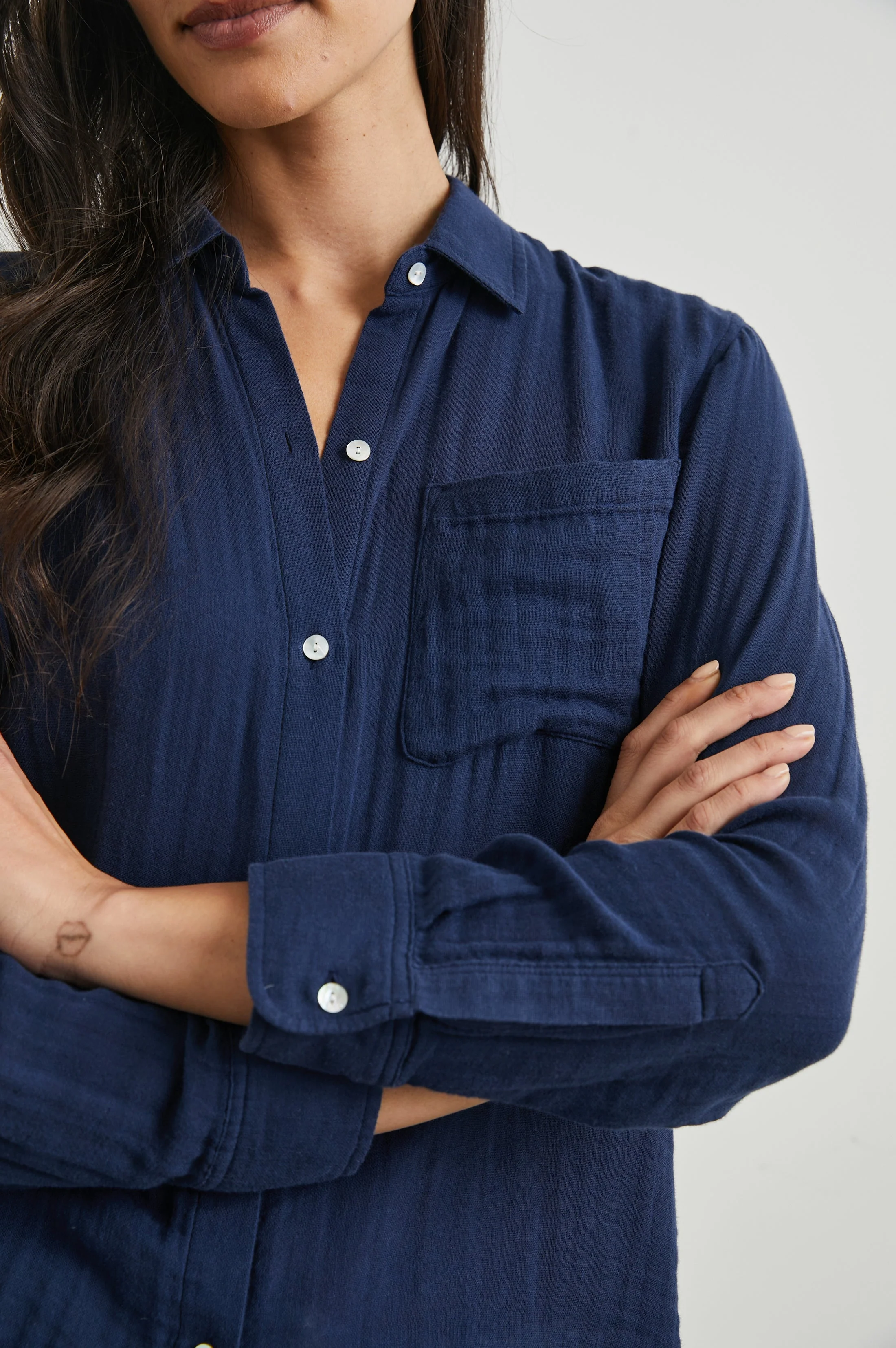 ELLIS SHIRT - INDIGO - Image 2