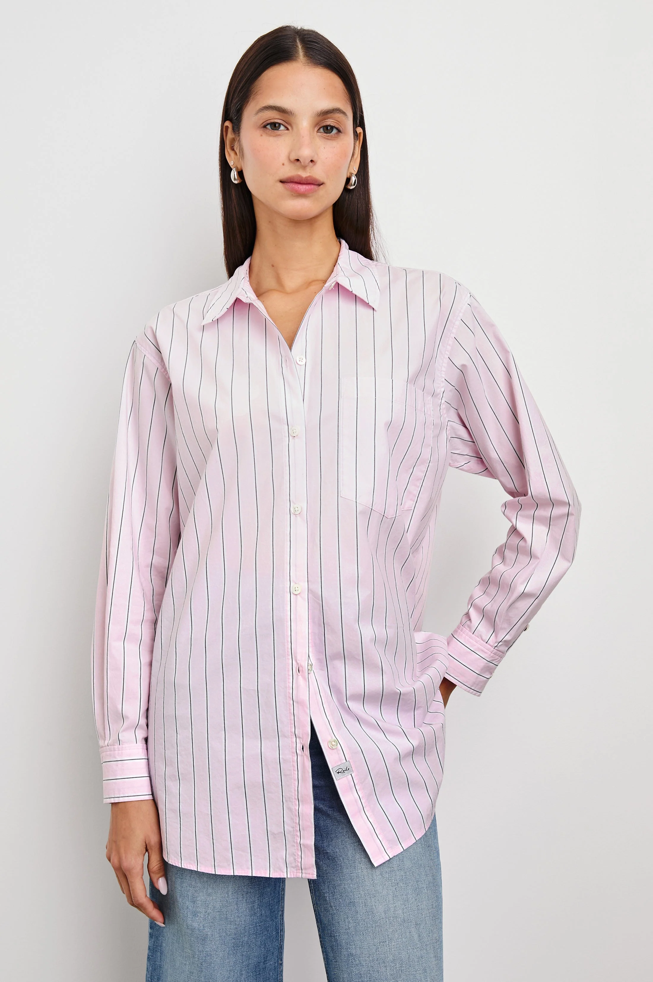 ELSA SHIRT - CHERRY BLOSSOM STRIPE - Image 4