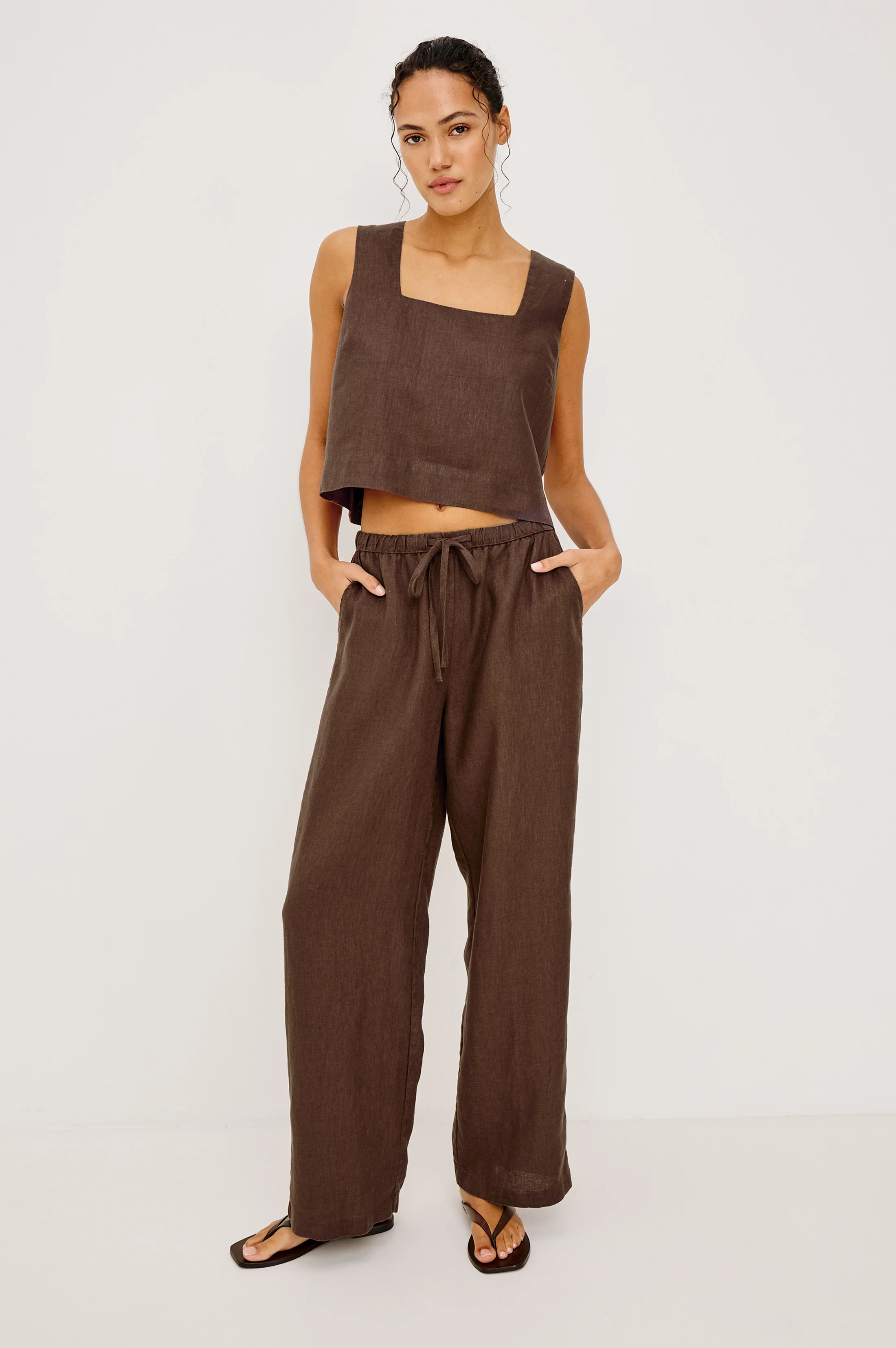 EMMIE PANT - ESPRESSO - Image 4