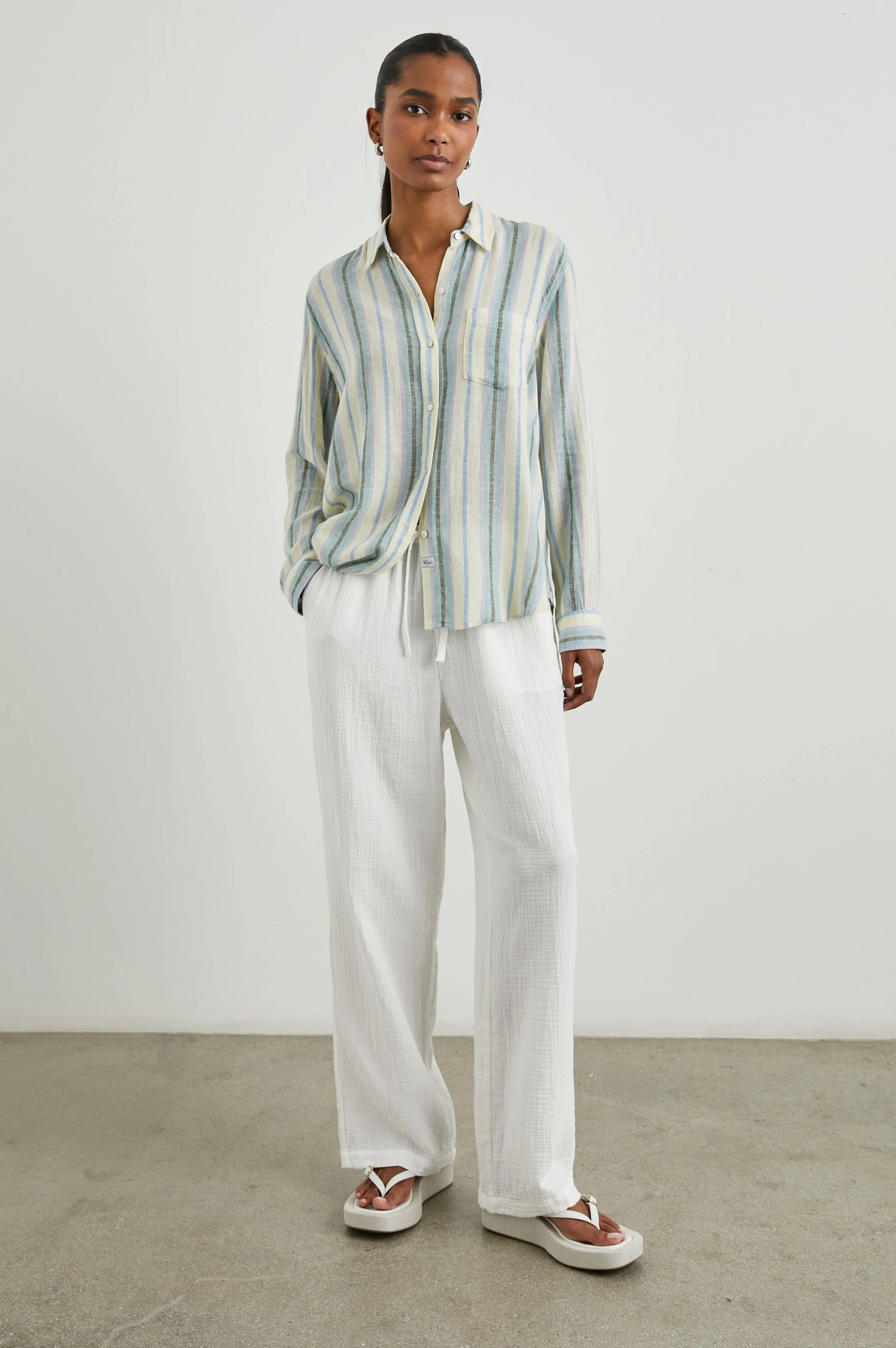 EMMIE PANT - GAUZE WHITE - Image 3