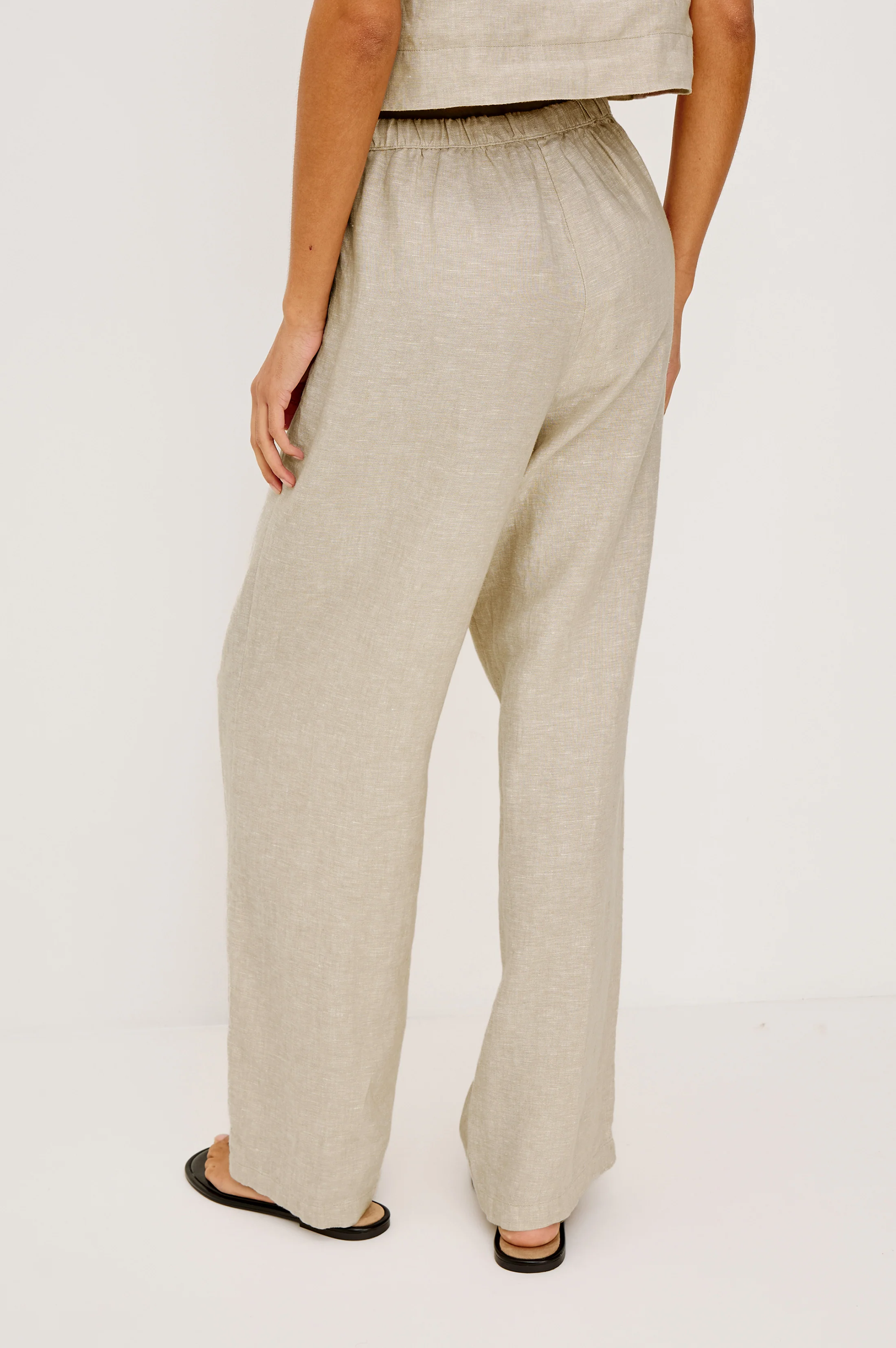 EMMIE PANT - HEATHERED FLAX - Image 5