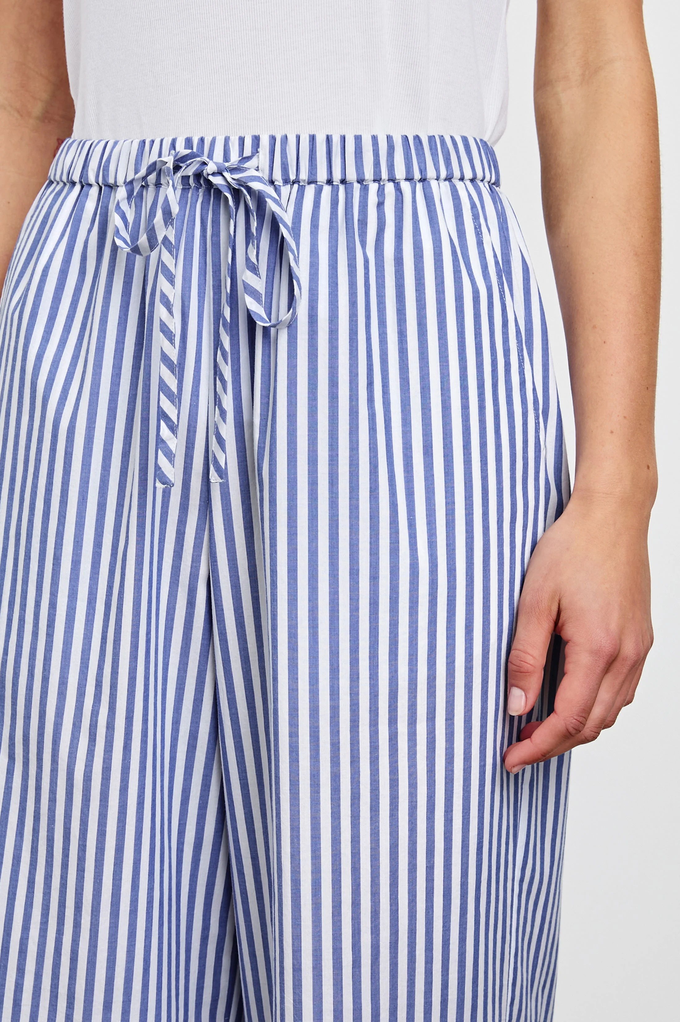 EMMIE PANT - MARINER WHITE STRIPE - Image 3