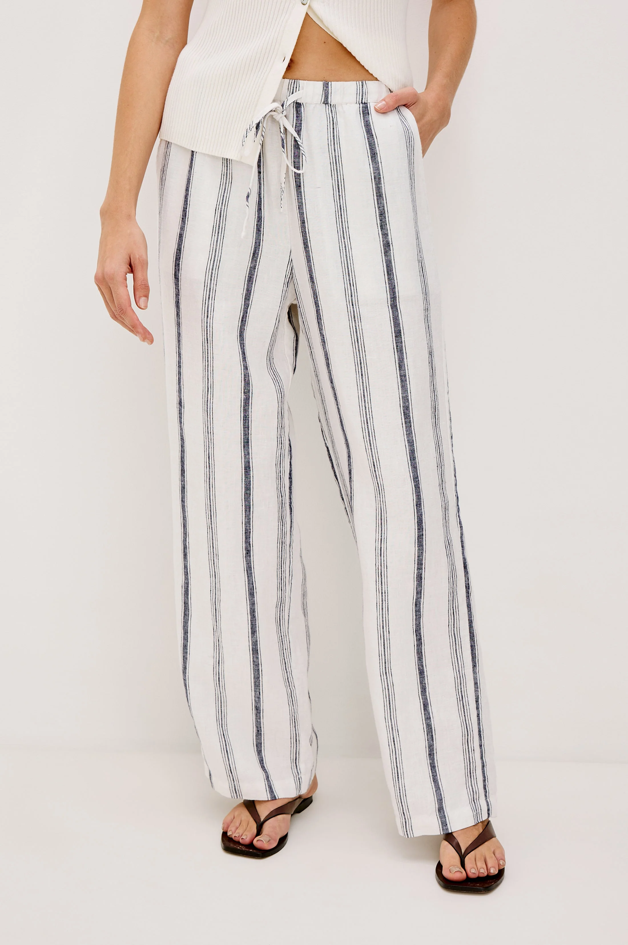 EMMIE PANT - TAVERNA STRIPE