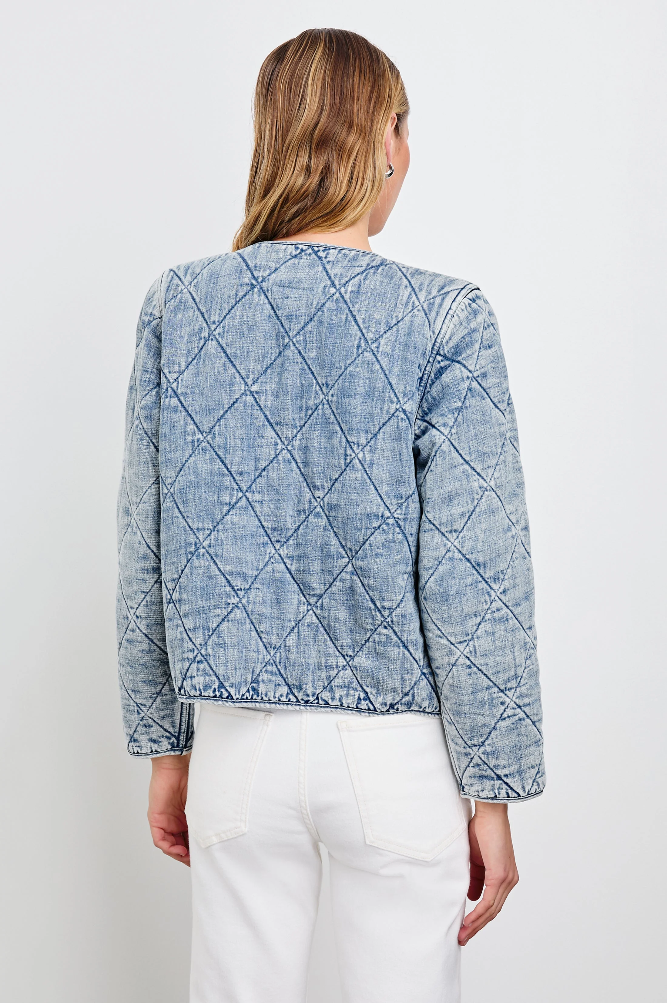 ENCY JACKET - MID BLUE - Image 5