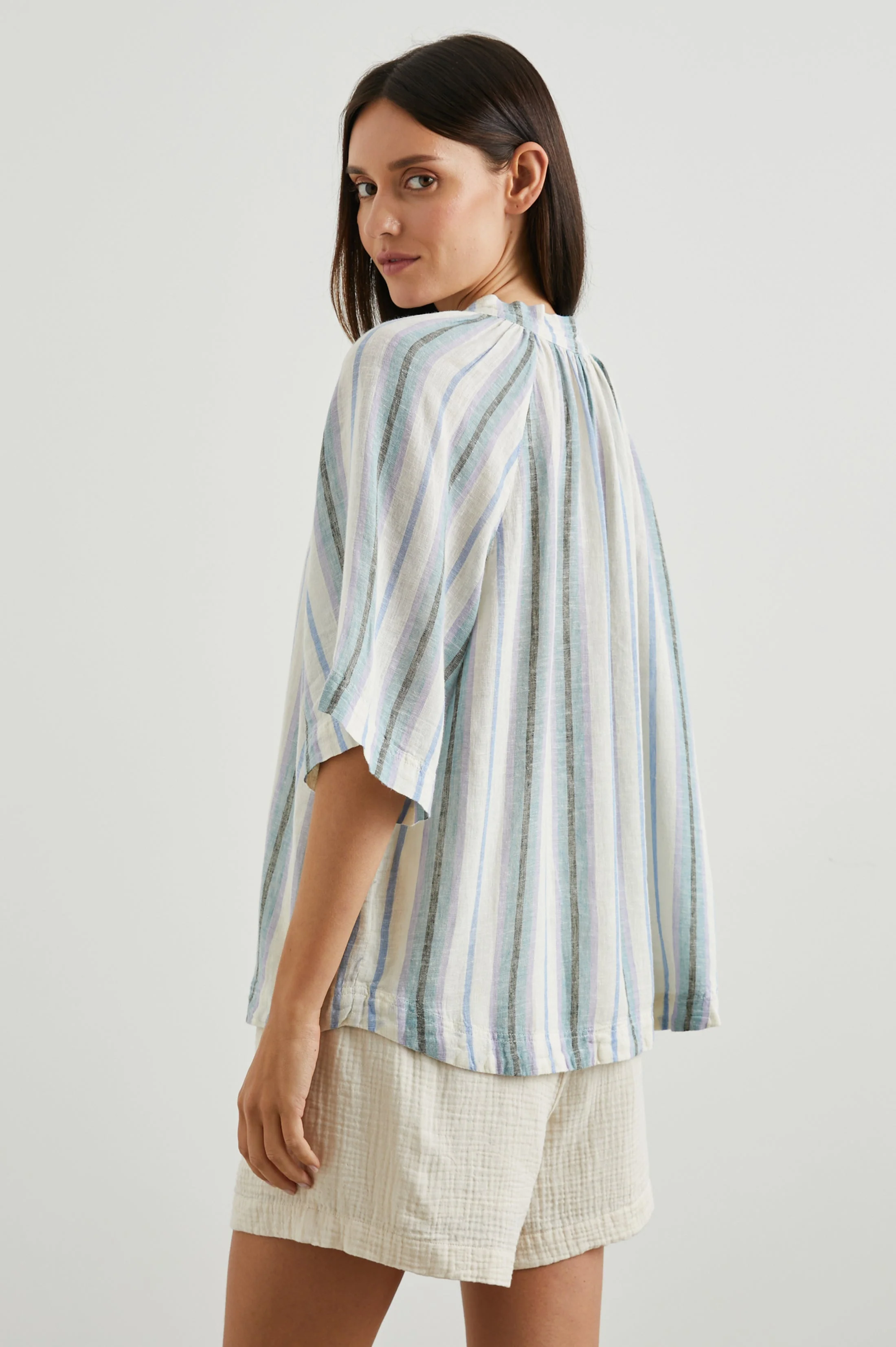 EVELINE TOP - CATANIA STRIPE - Image 4
