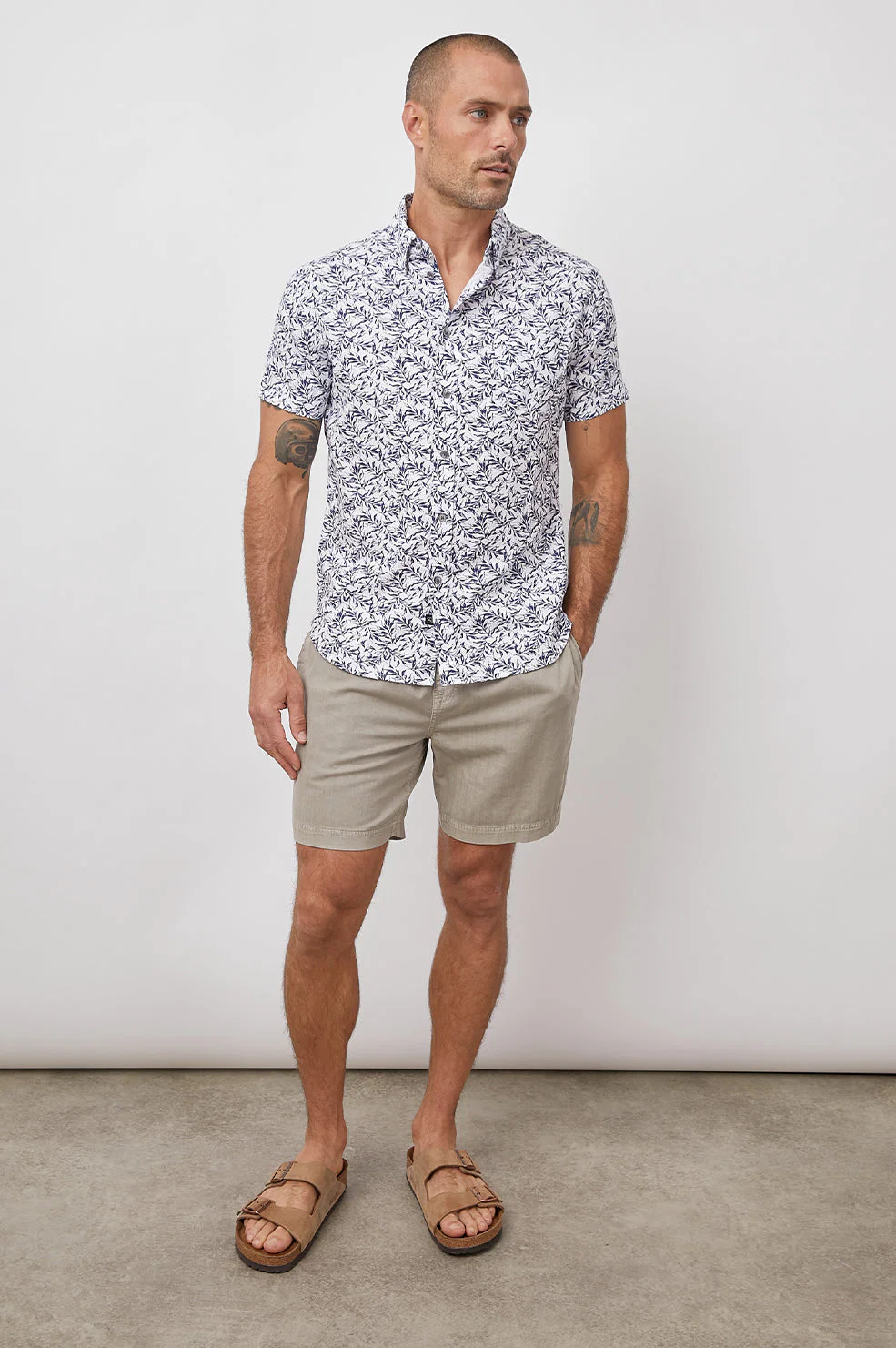 FAIRFAX SHIRT - GATHER NAVY WHITE - Image 3