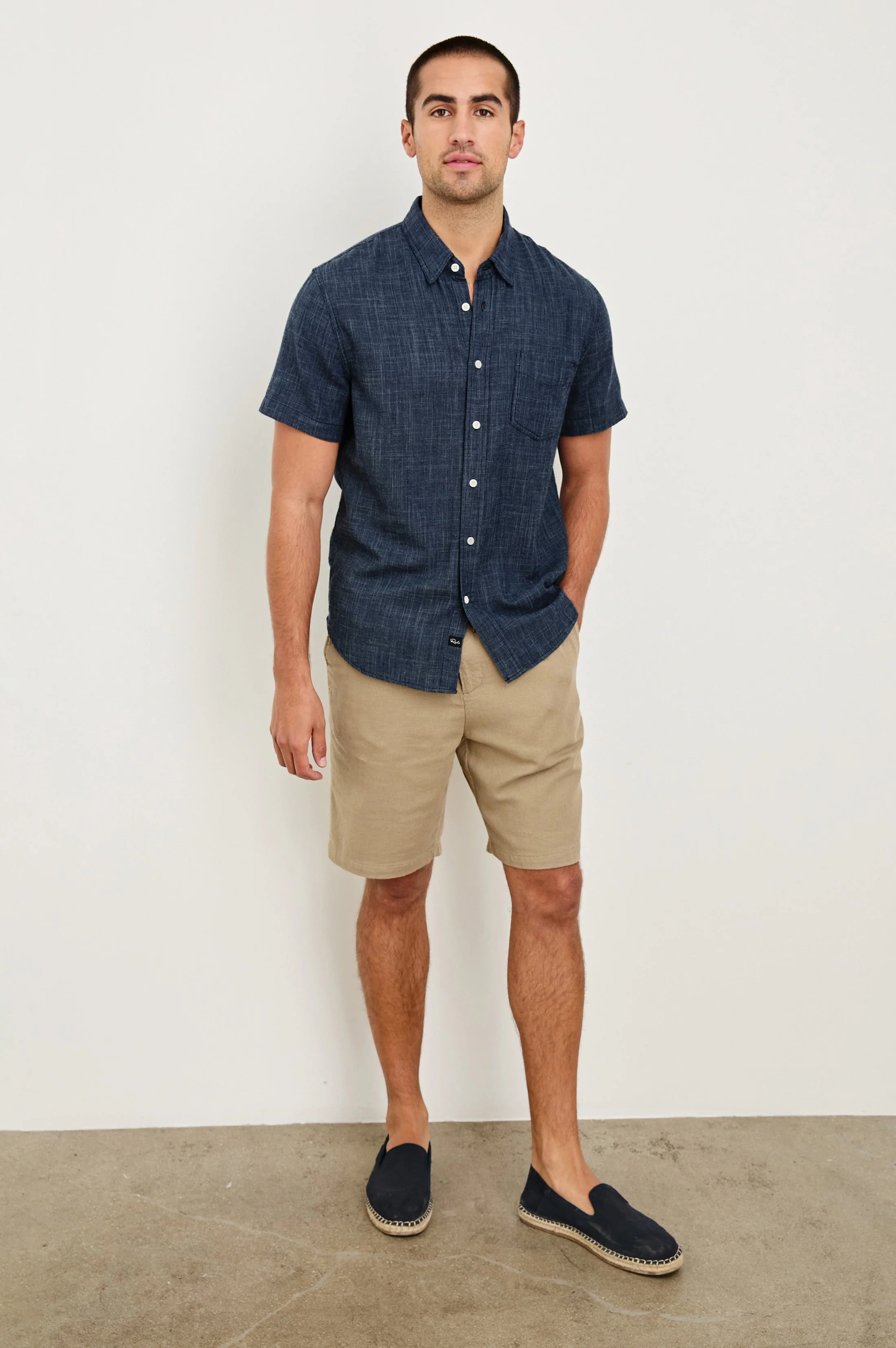 FAIRFAX SHIRT - NAVY ETCH - Image 3