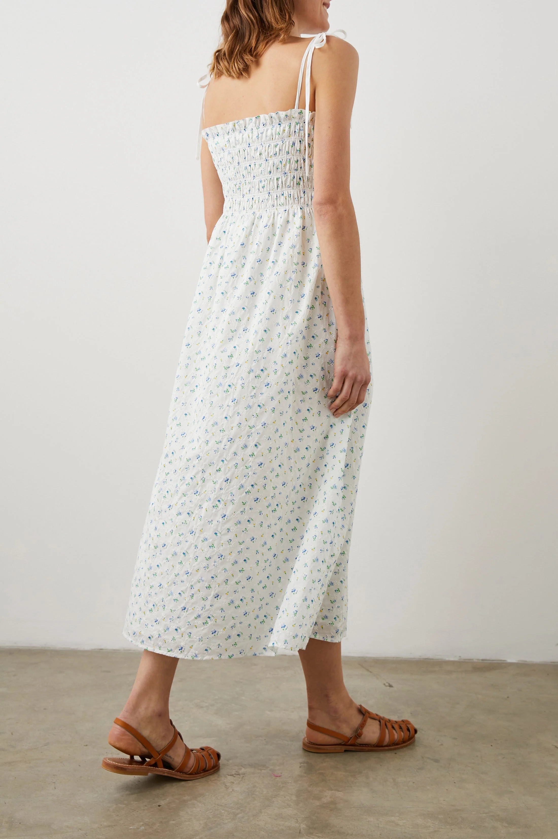 FAITH DRESS - BLUEBELL EYELET - Image 5