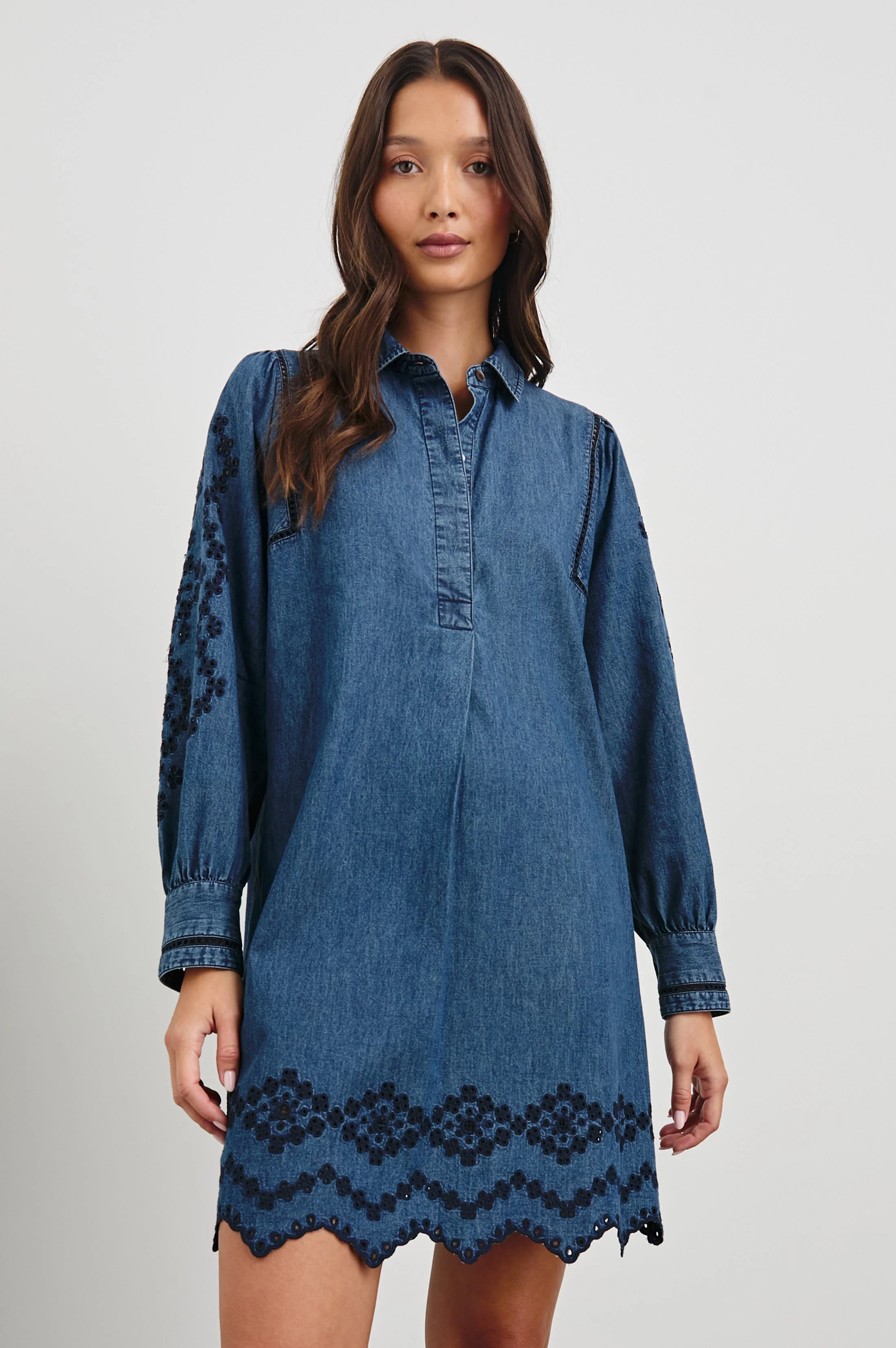 FERNANDA DRESS - DARK VINTAGE WASH - Image 4