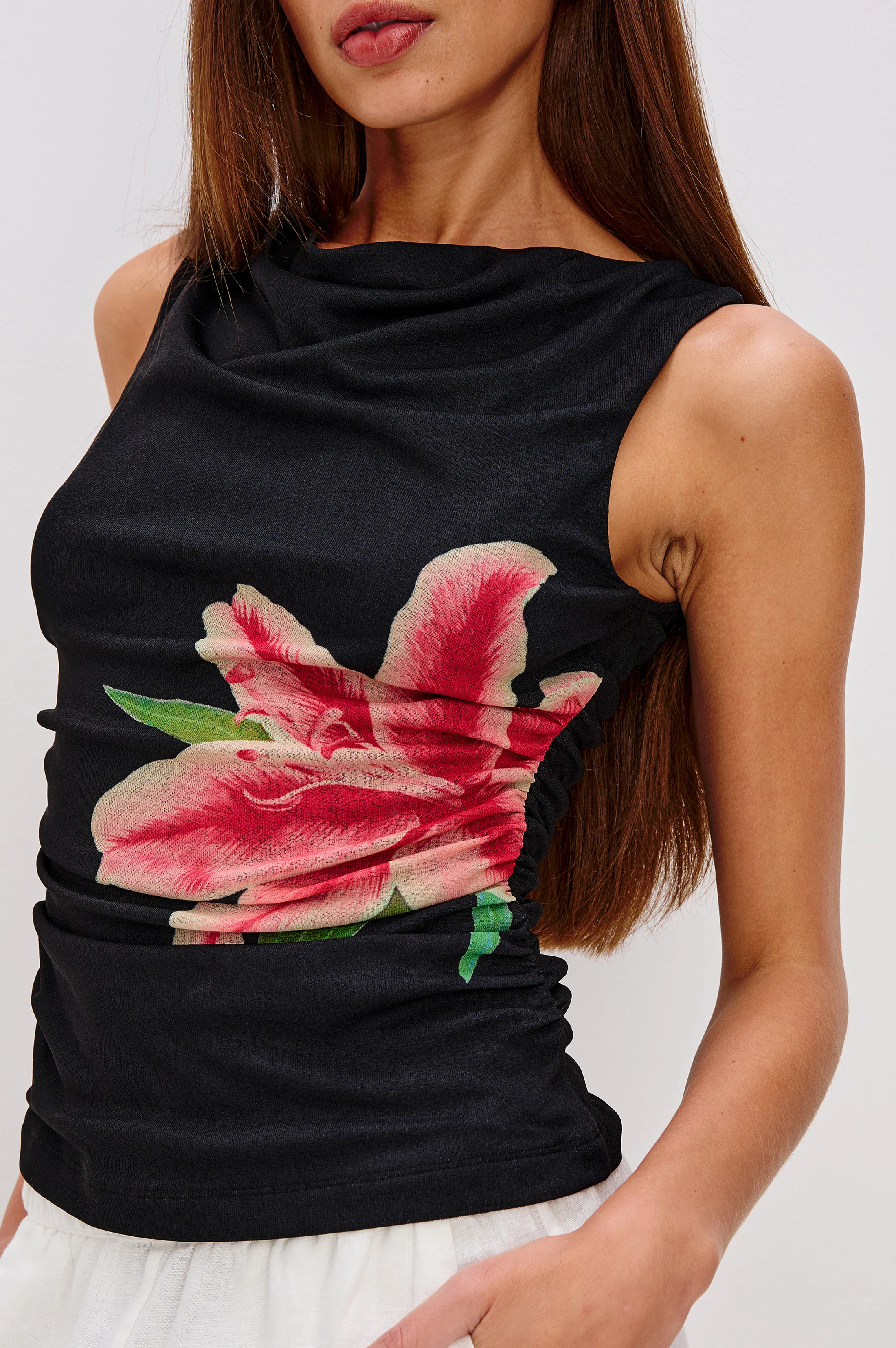 FETE TOP - PEACH LILY - Image 2