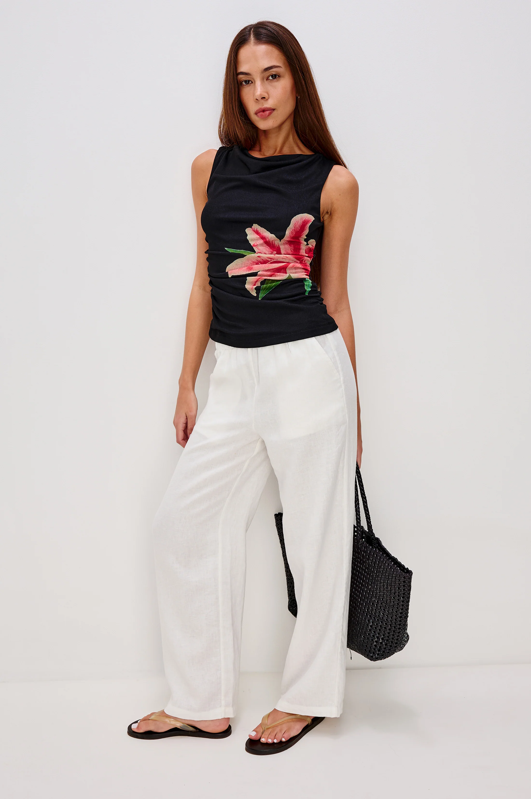 FETE TOP - PEACH LILY - Image 3