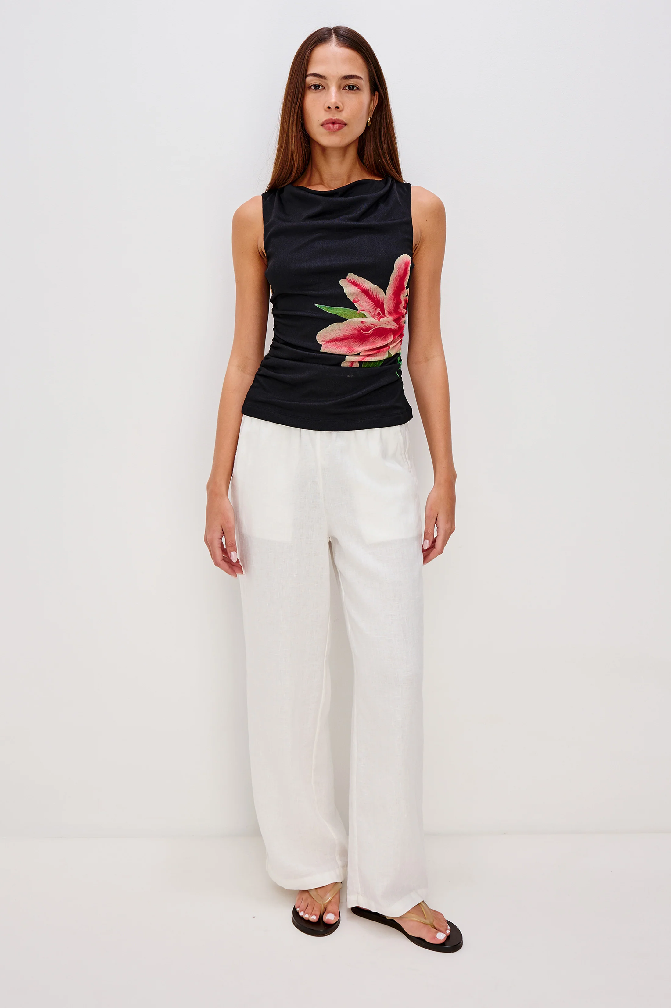 FETE TOP - PEACH LILY - Image 4