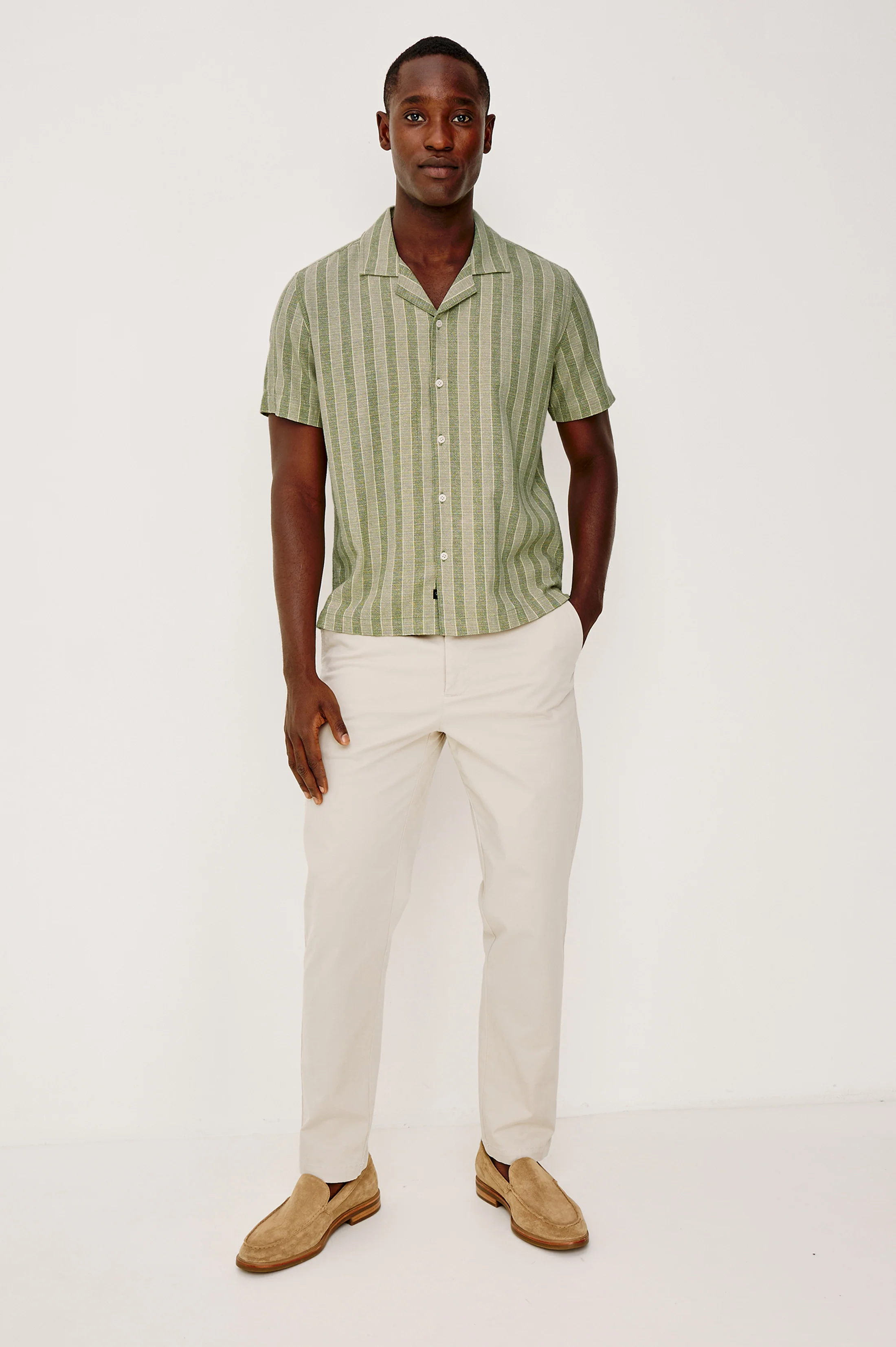 FIELDER SHIRT - SAGE BRUSH STRIPE - Image 3