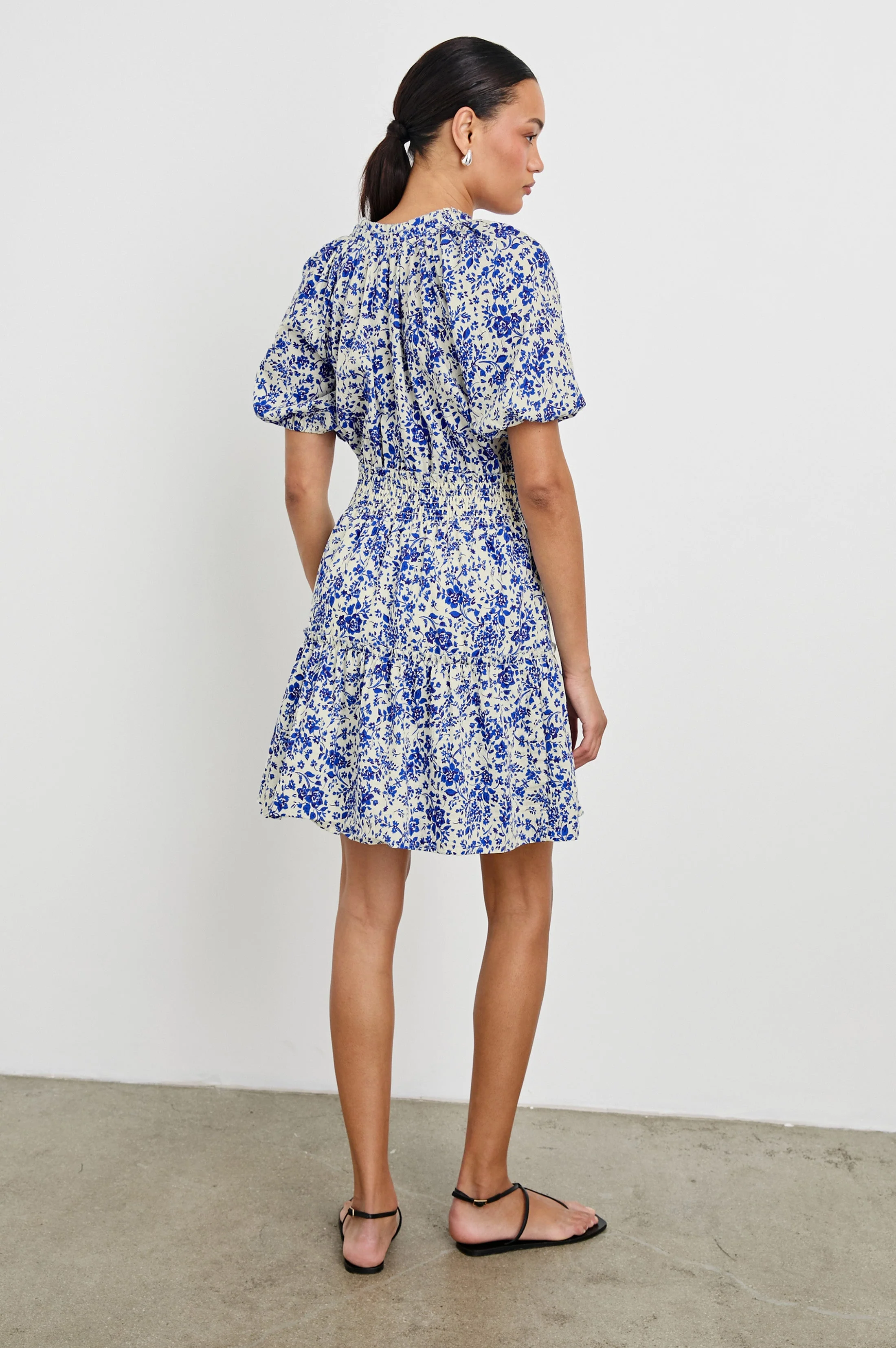 FIORELLA DRESS - BLUE MARGUERITE - Image 4
