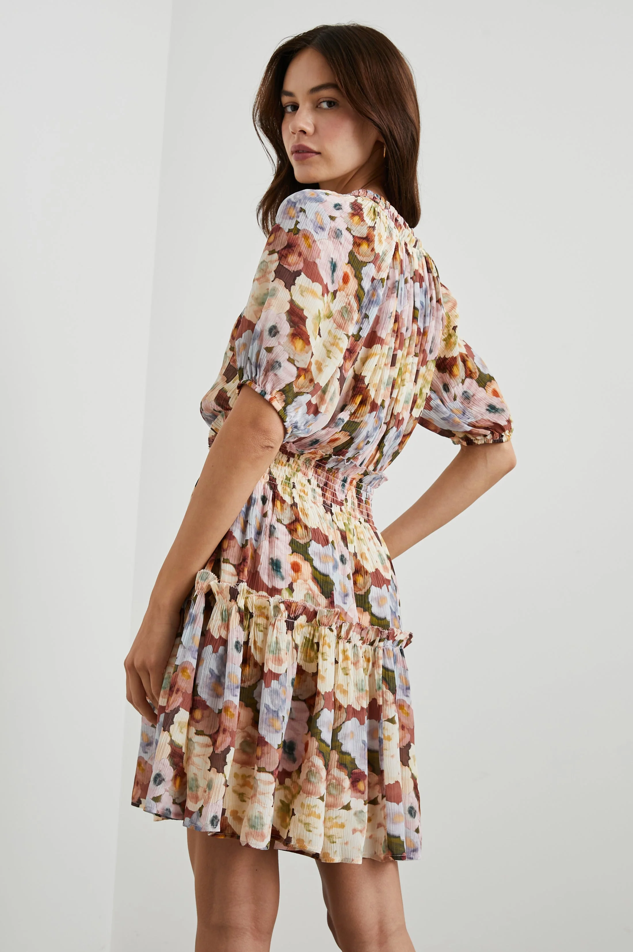 FIORELLA DRESS - PAINTED FLORAL - Image 4