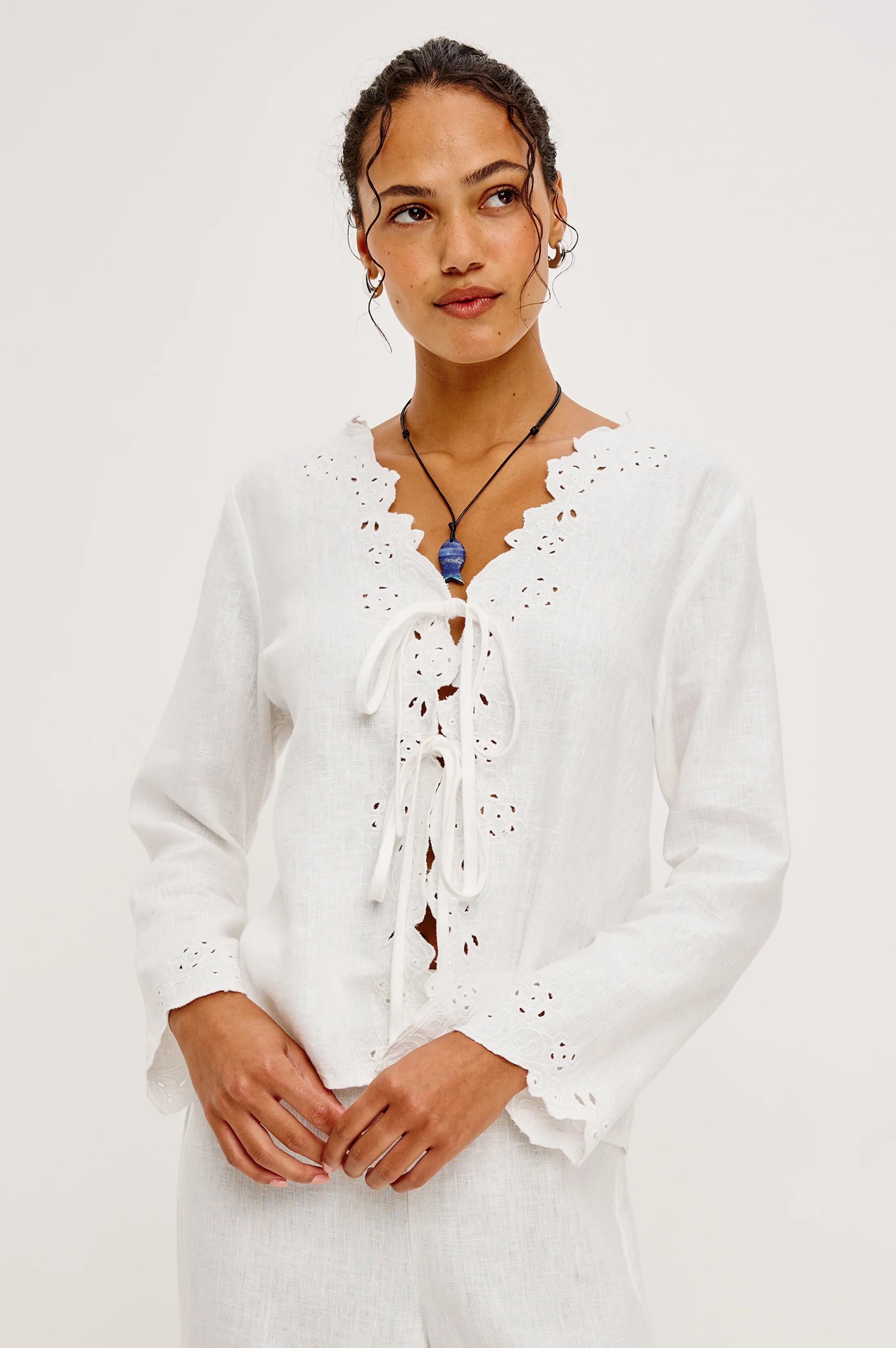 FLEUR TOP - WHITE - Image 4