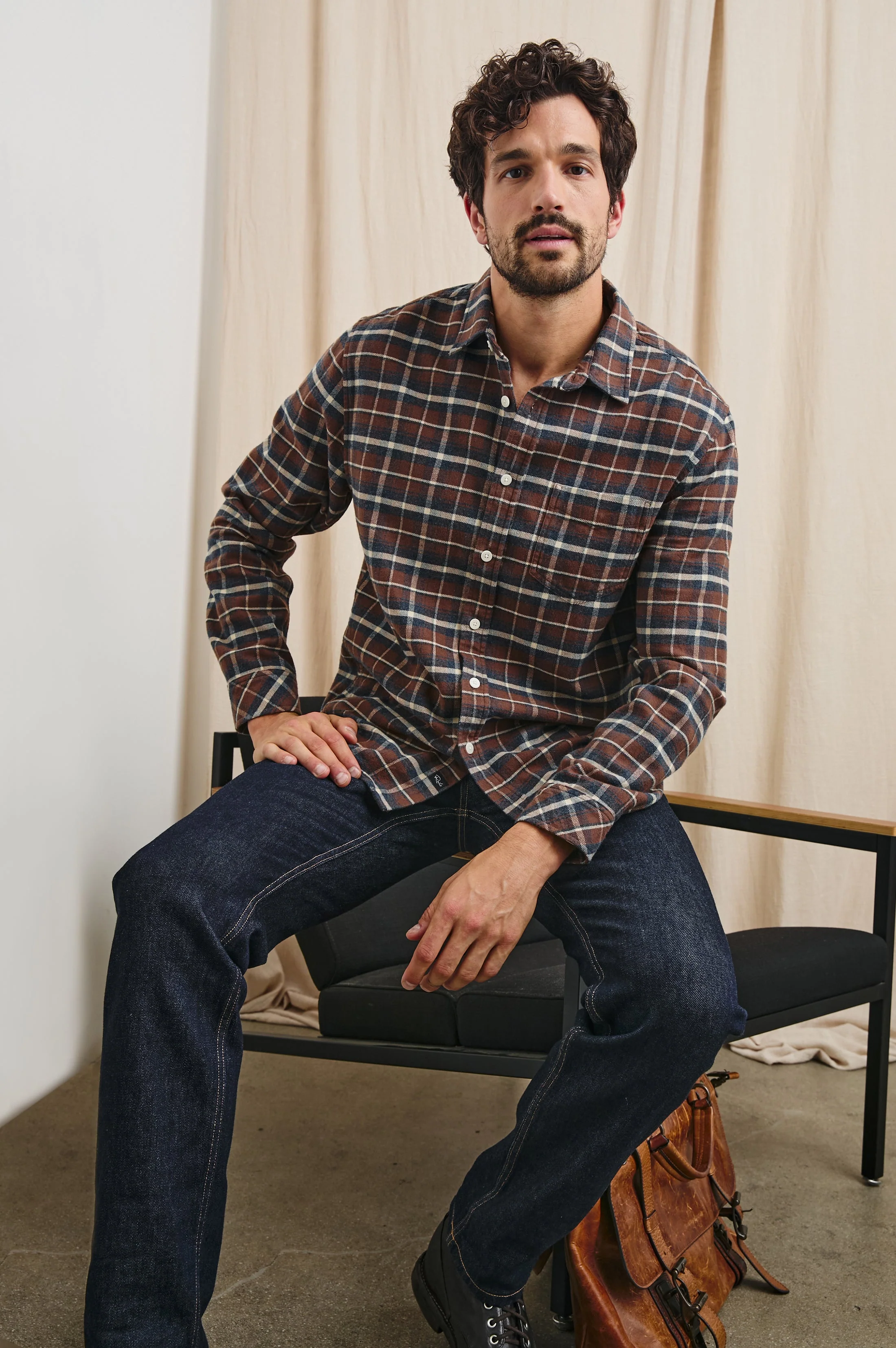 FORREST SHIRT - HICKORY BLUE MELANGE - Image 5