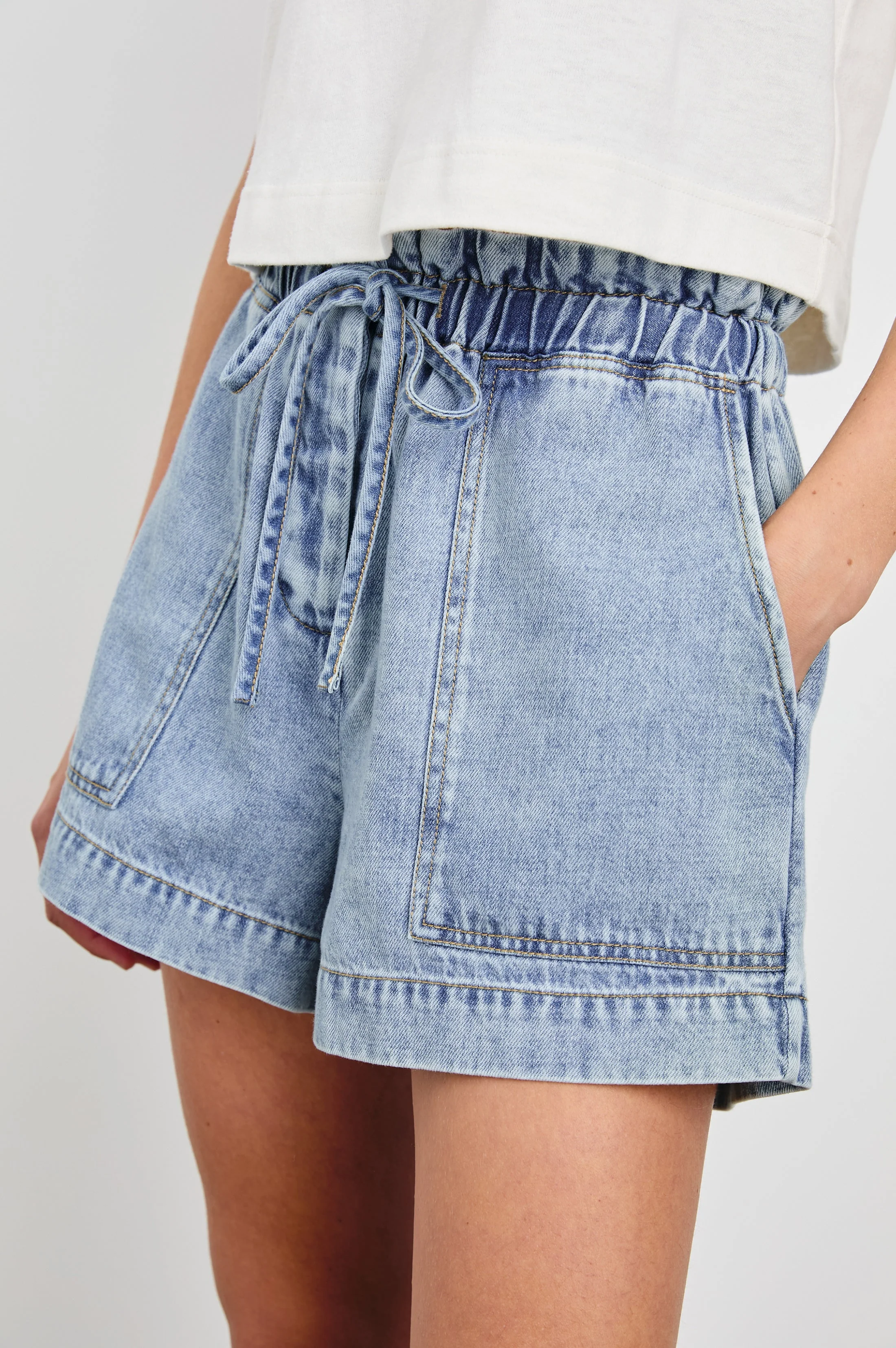 FOSTER SHORT - FADED INDIGO - Image 3