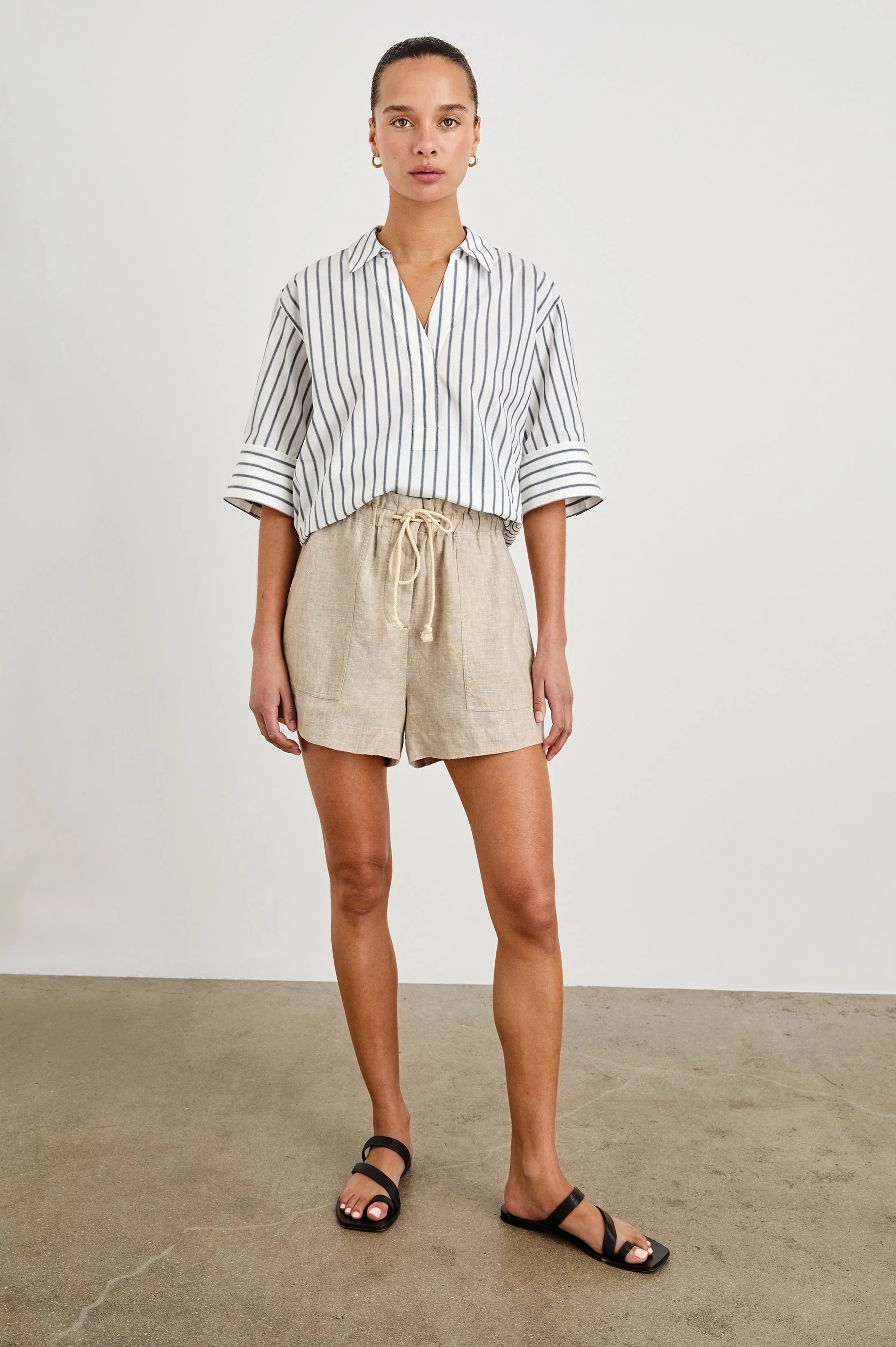 FOSTER SHORT - HEATHERED FLAX - Image 4