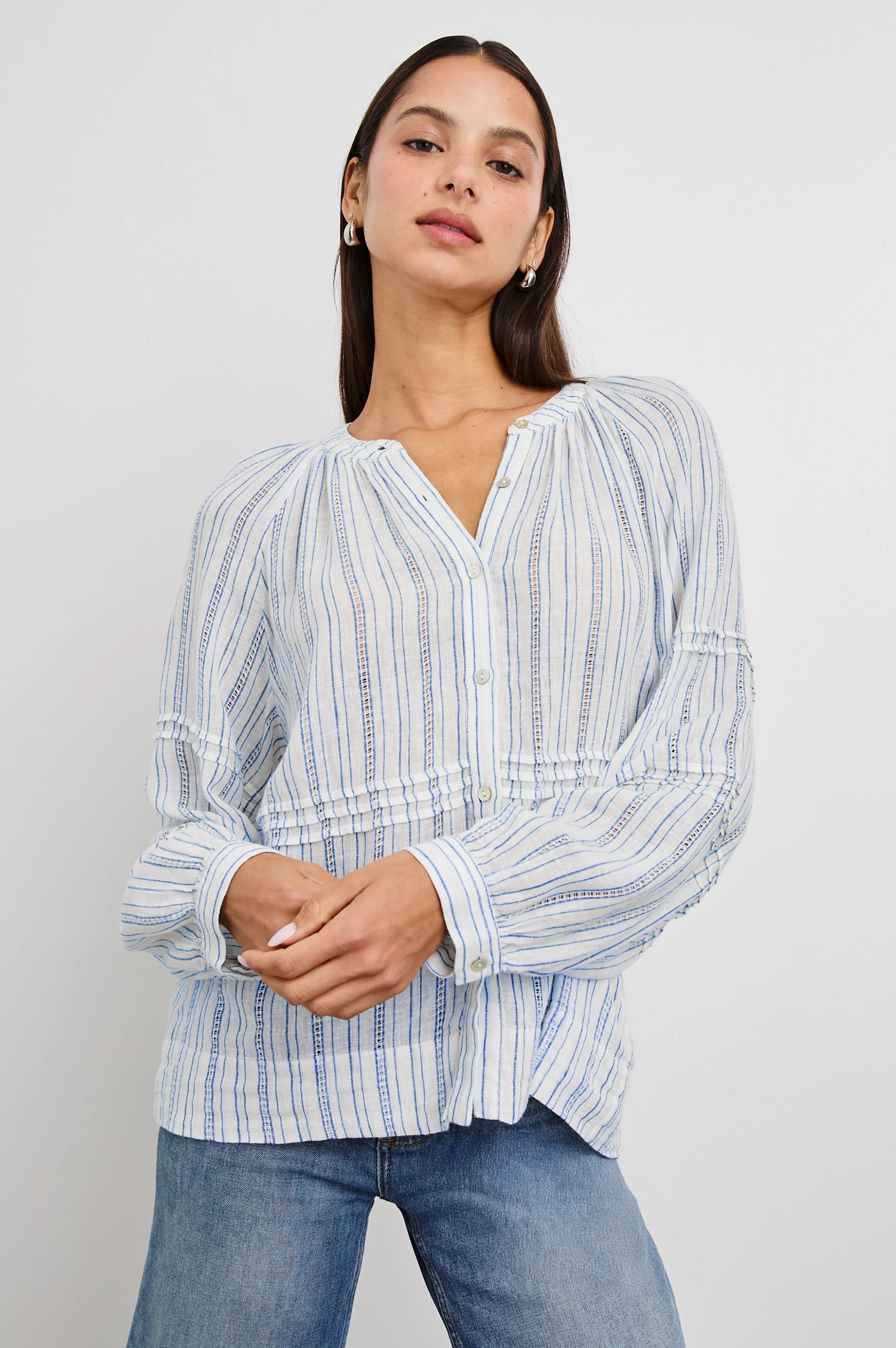 FRANCES TOP - SONOMA STRIPE - Image 4
