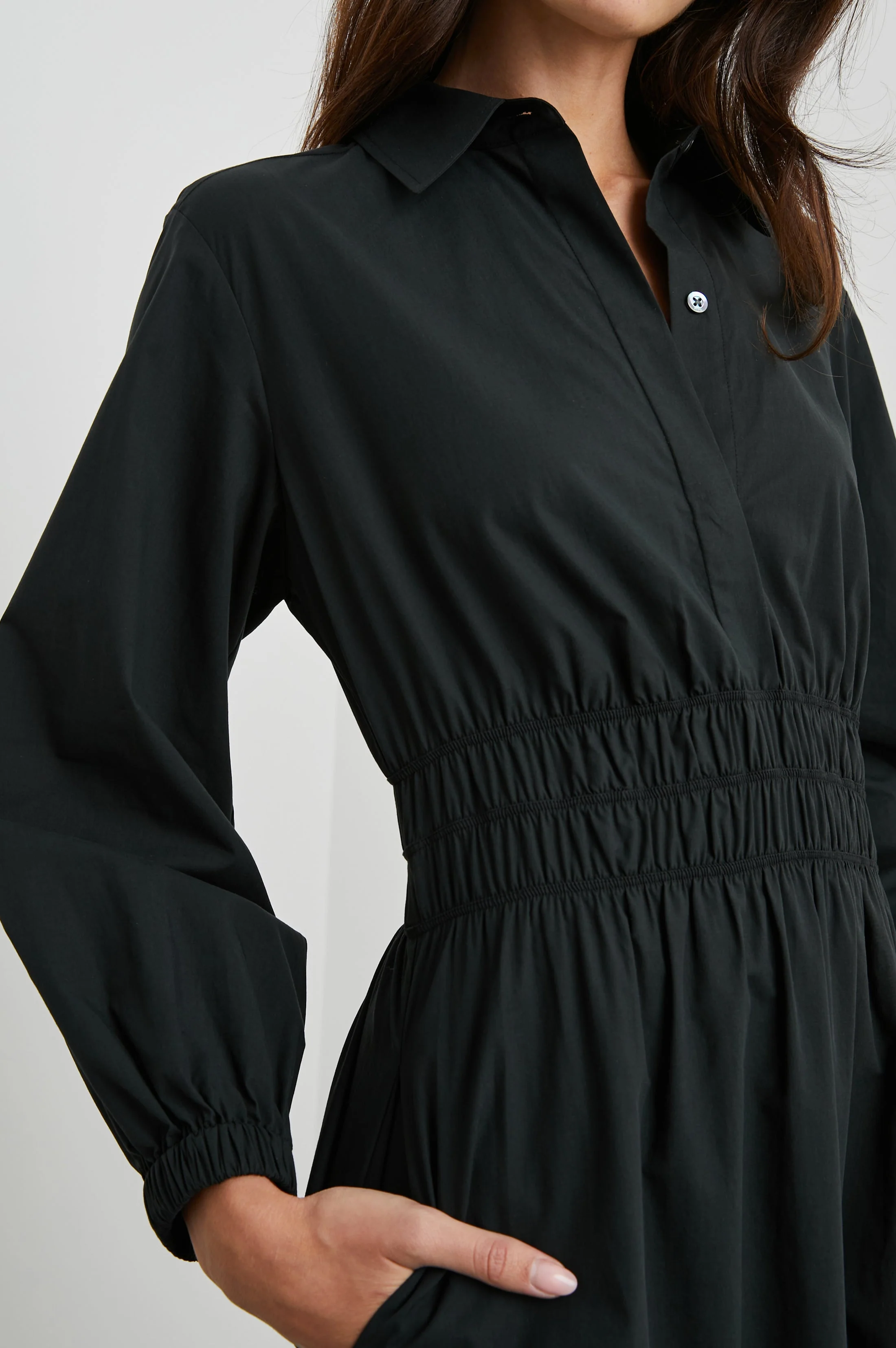 FRAYA DRESS - BLACK - Image 2