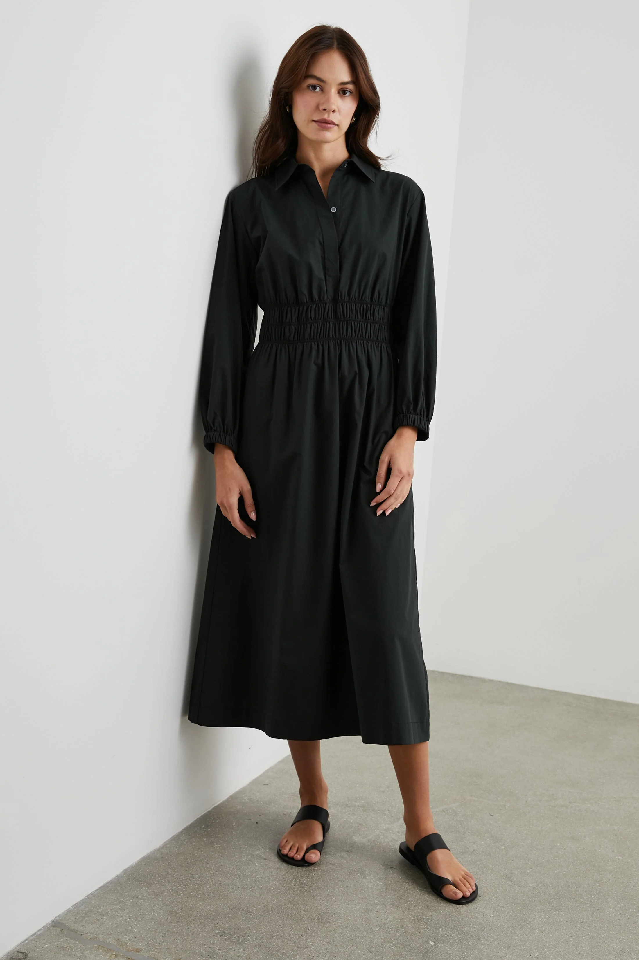 FRAYA DRESS - BLACK - Image 3