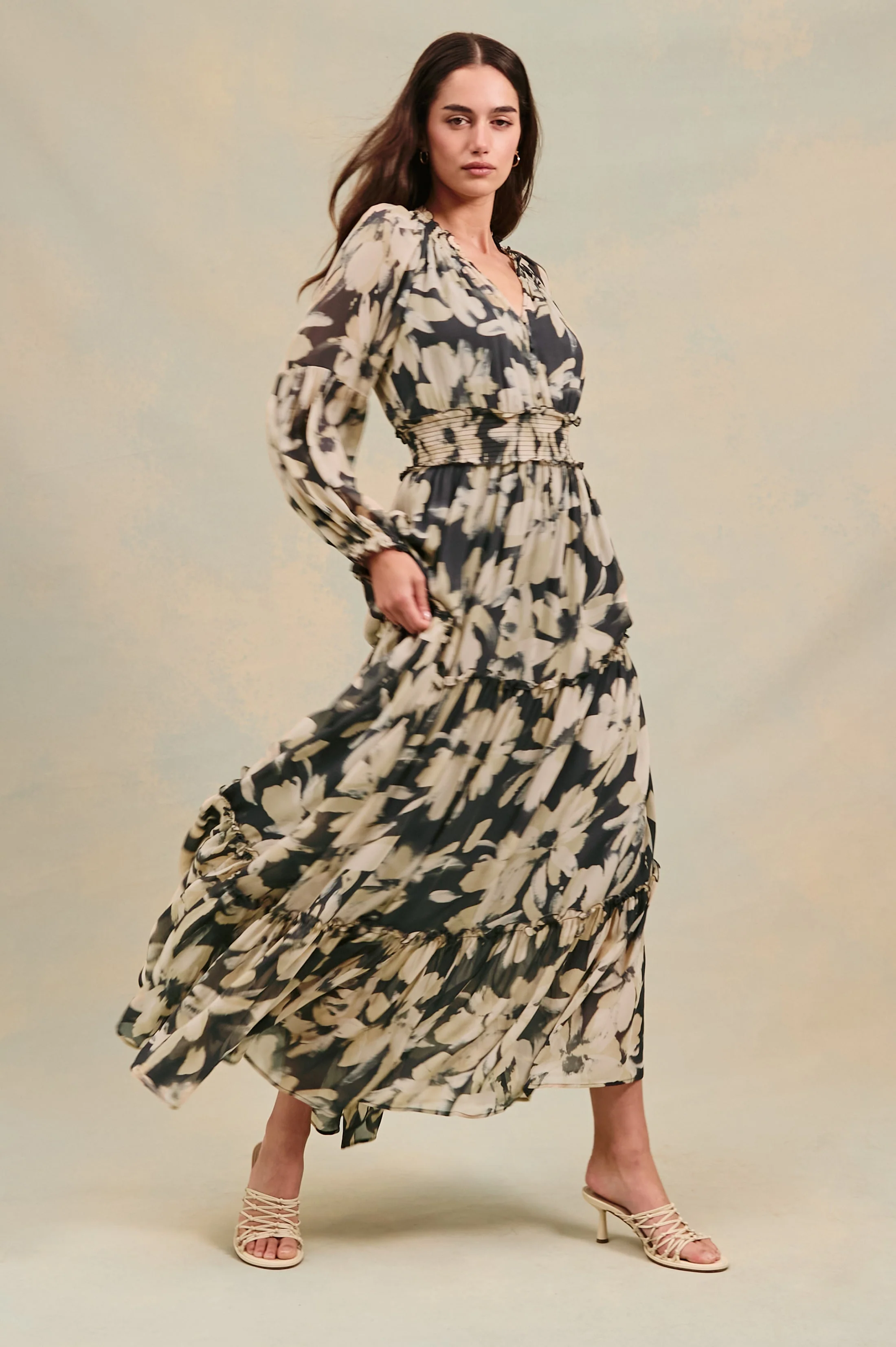 FREDERICA DRESS - CHARCOAL LILY - Image 4