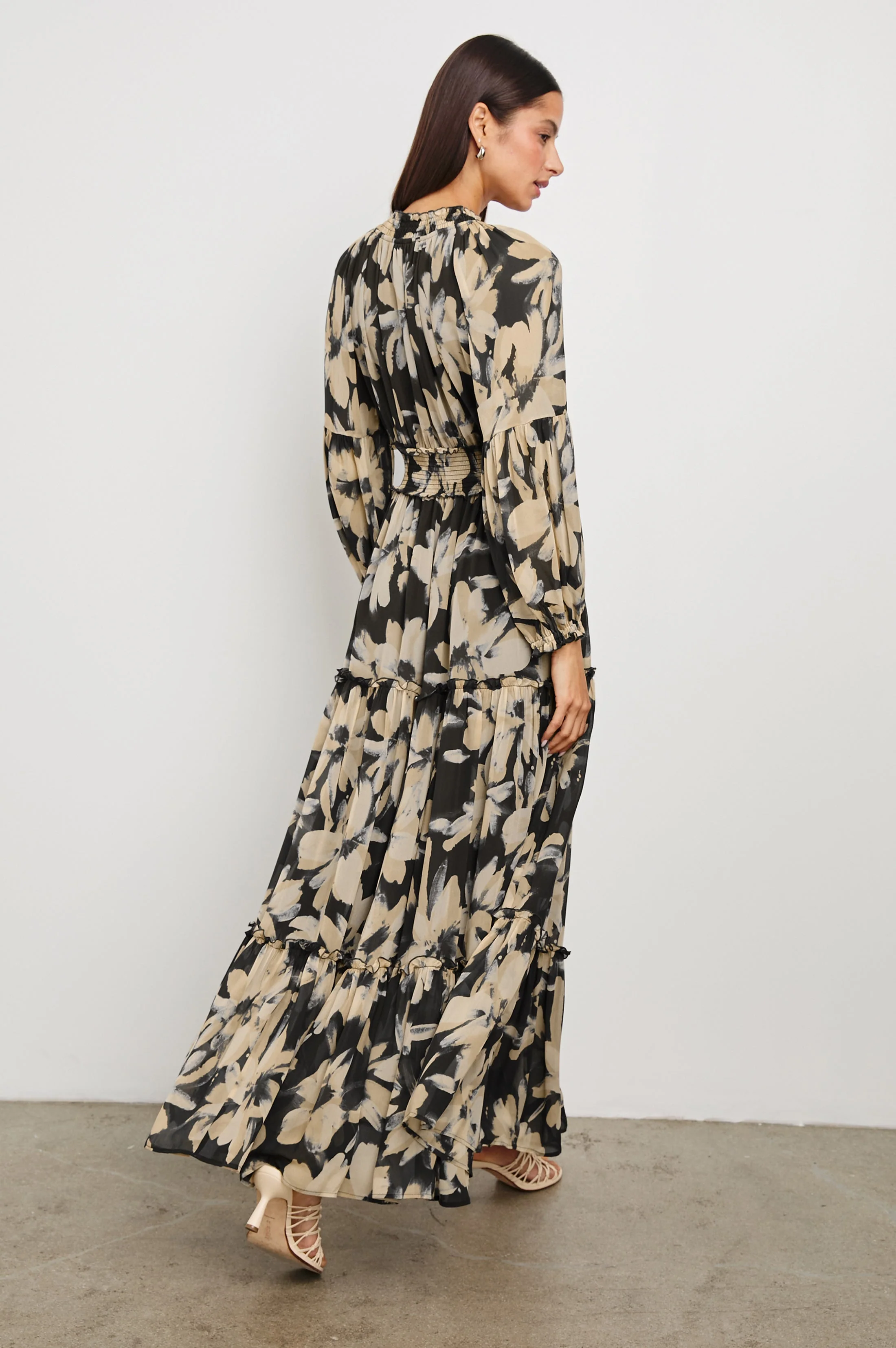 FREDERICA DRESS - CHARCOAL LILY - Image 6