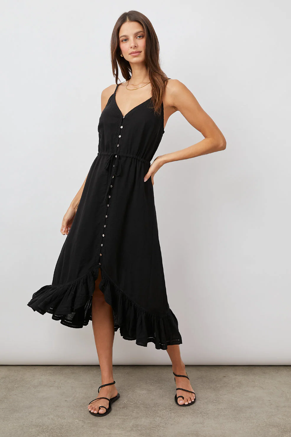 FRIDA DRESS - BLACK LACE DETAIL - Image 3