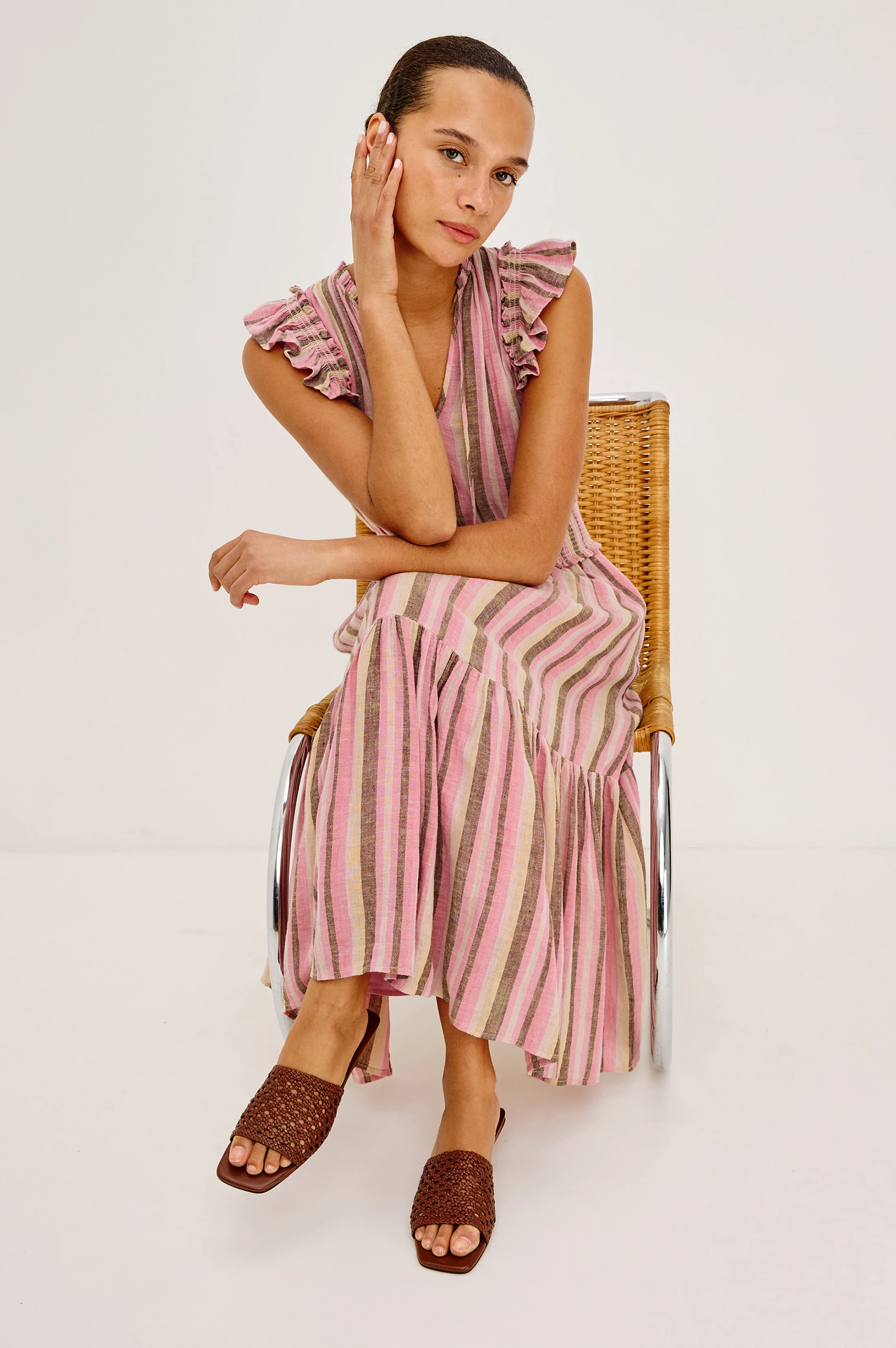 GARDEN DRESS - CORDOBA STRIPE - Image 4