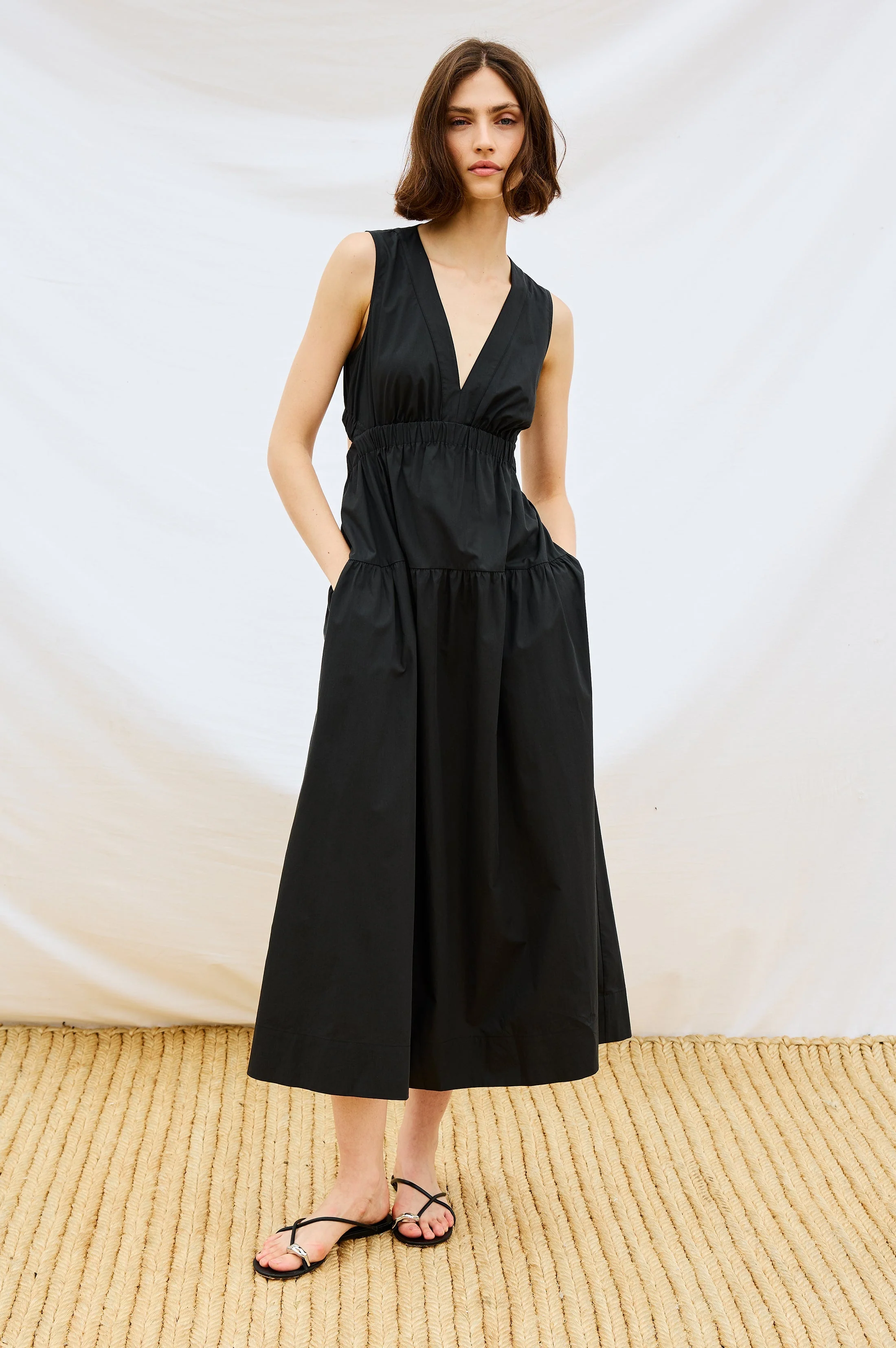 GENEVIEVE DRESS - BLACK - Image 6