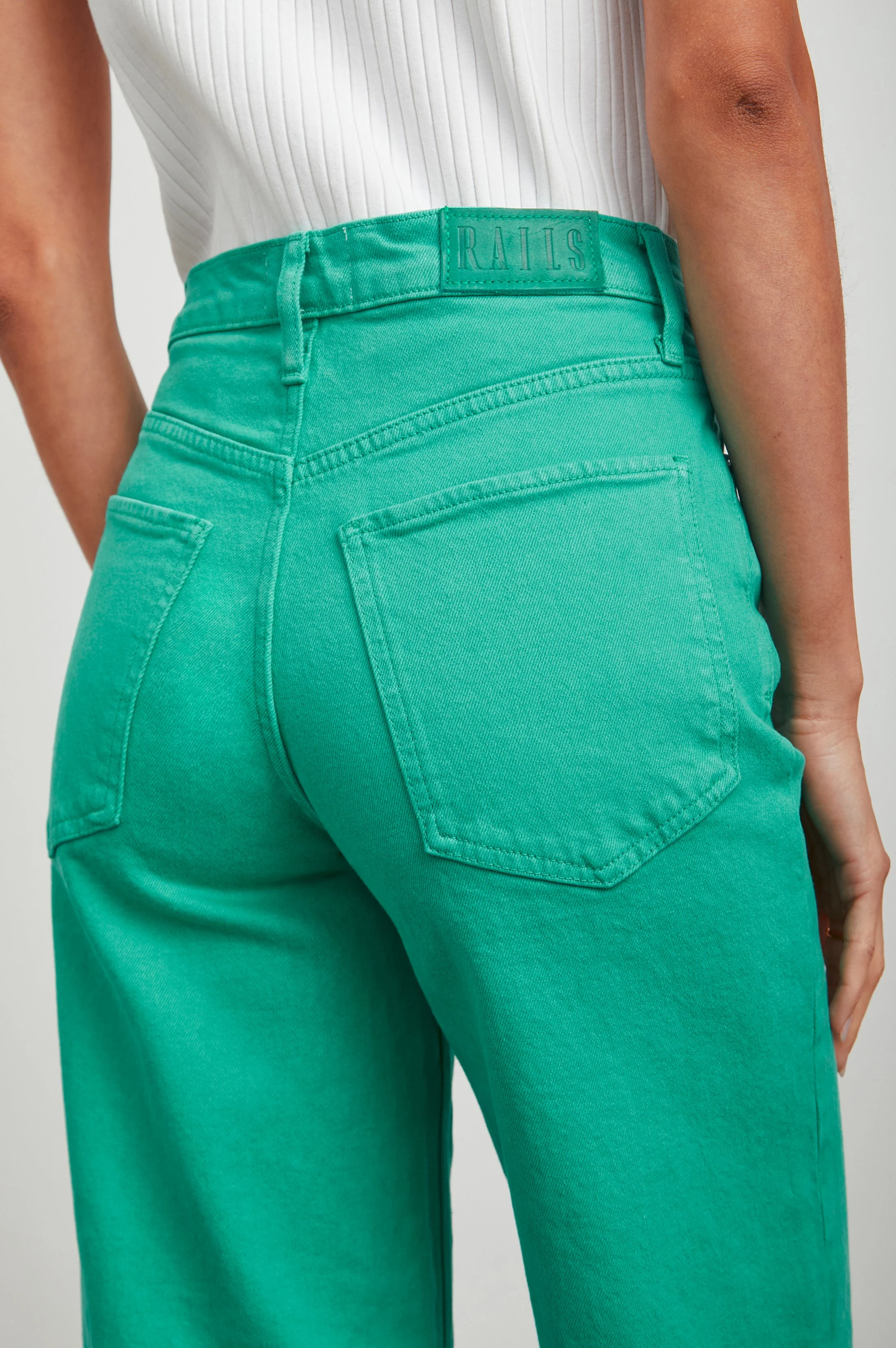 GETTY WIDE LEG - EMERALD - Image 2