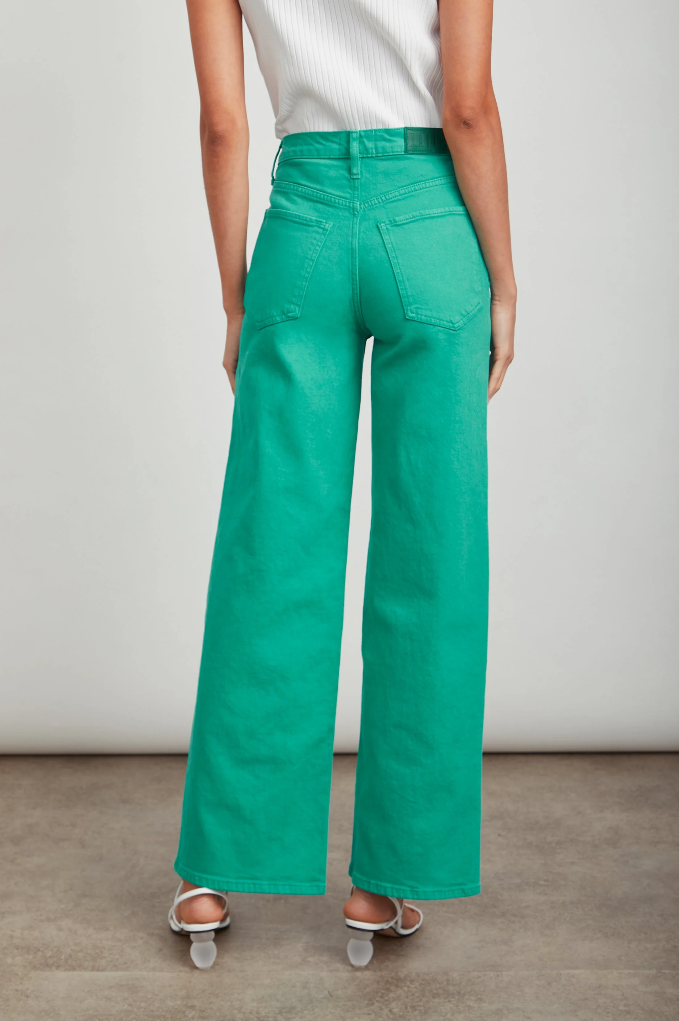 GETTY WIDE LEG - EMERALD - Image 3
