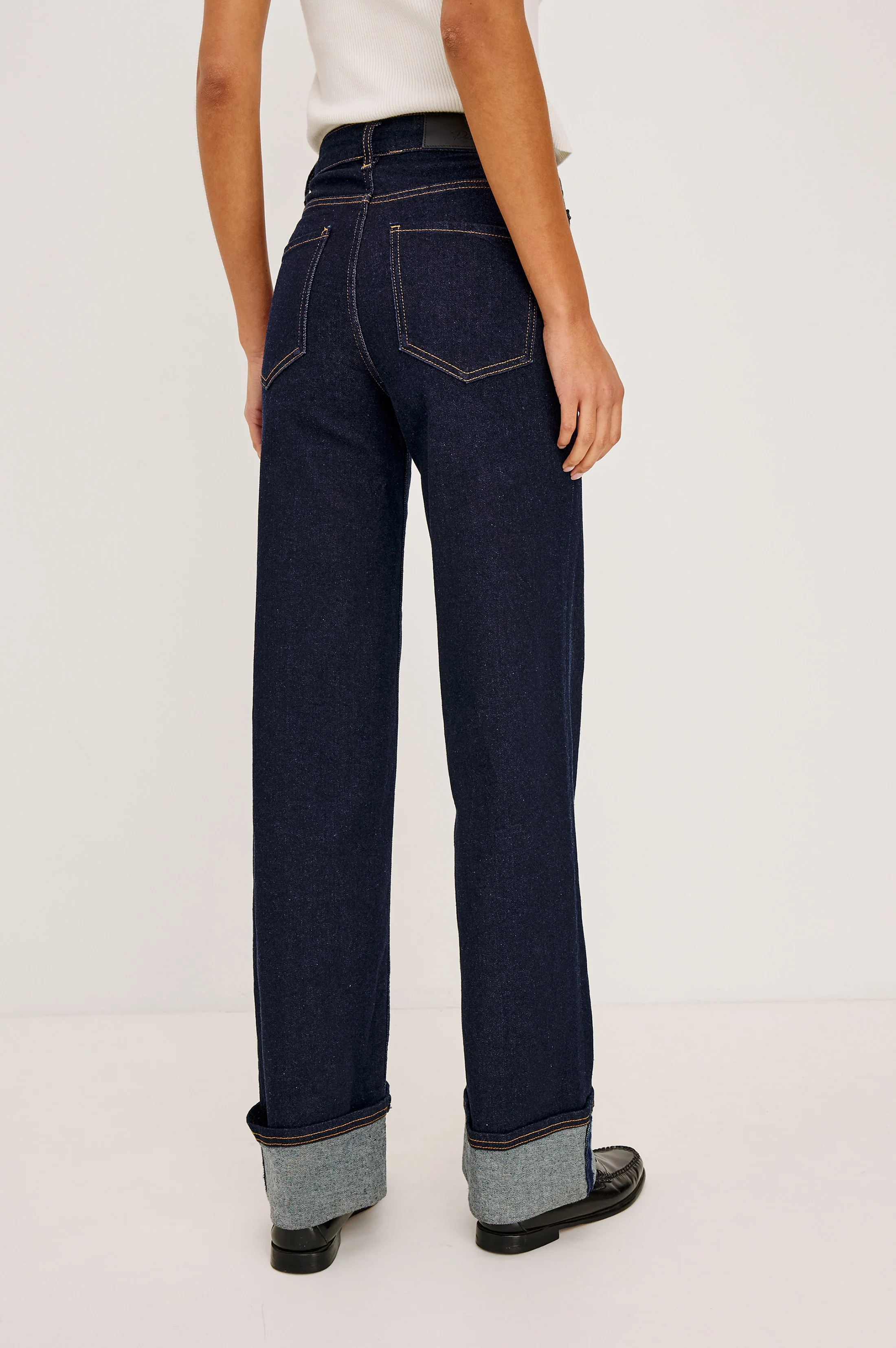 GETTY WIDE LEG - MIDNIGHT BLUES CUFFED - Image 5