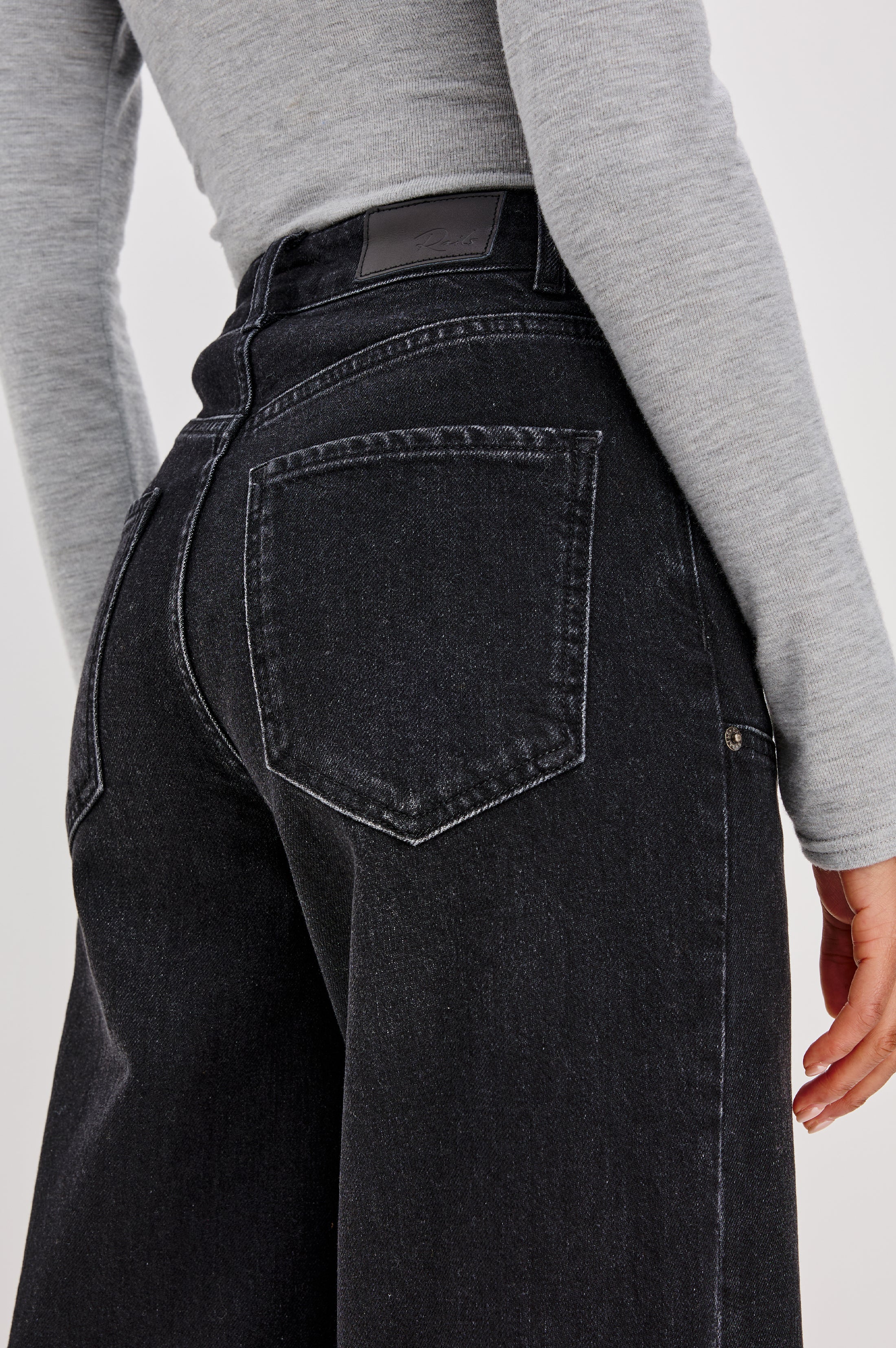 GETTY WORKWEAR WIDE LEG - ONYX - Image 2