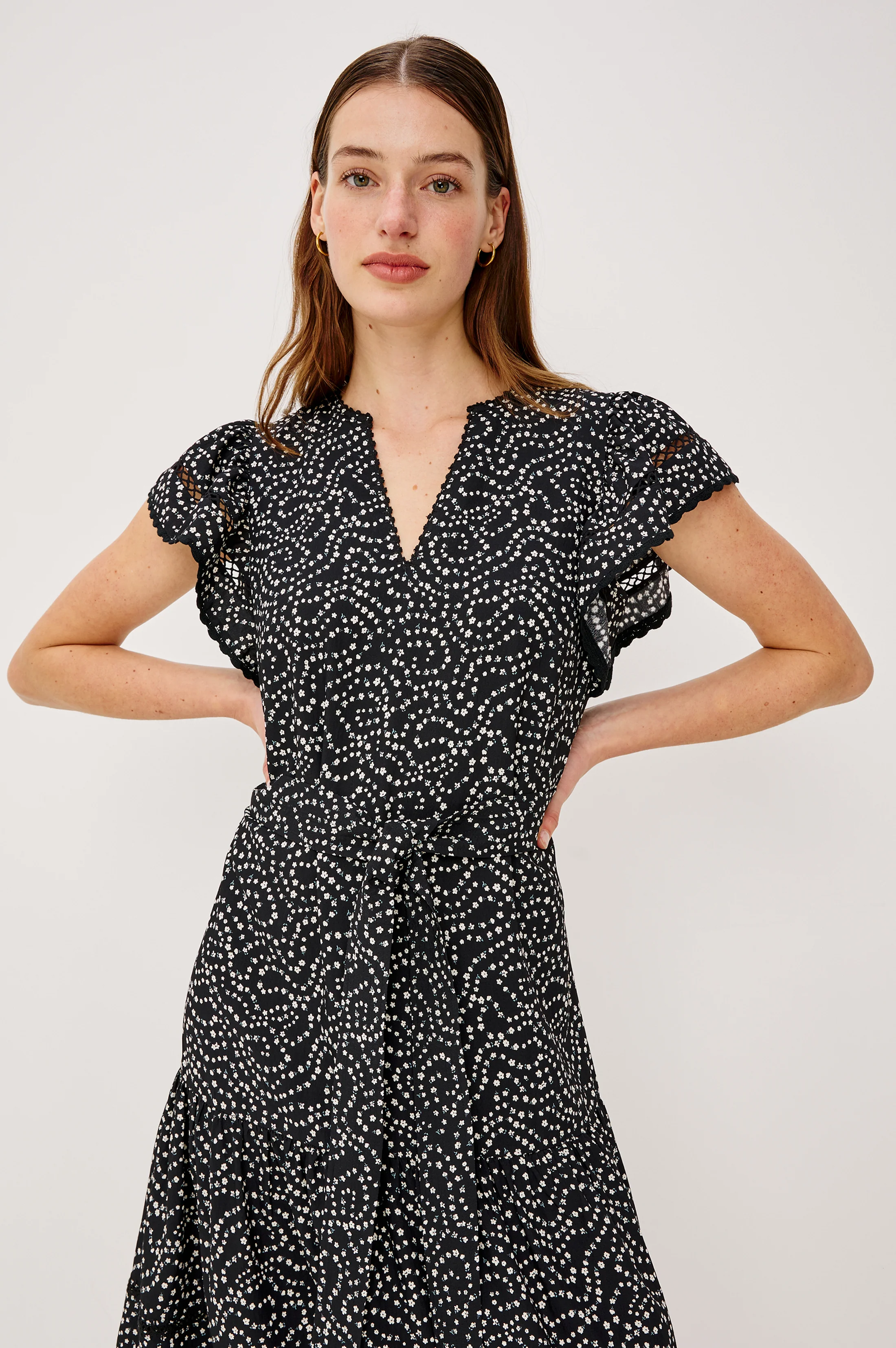 GIA DRESS - MINI CHAIN DAISIES - Image 3