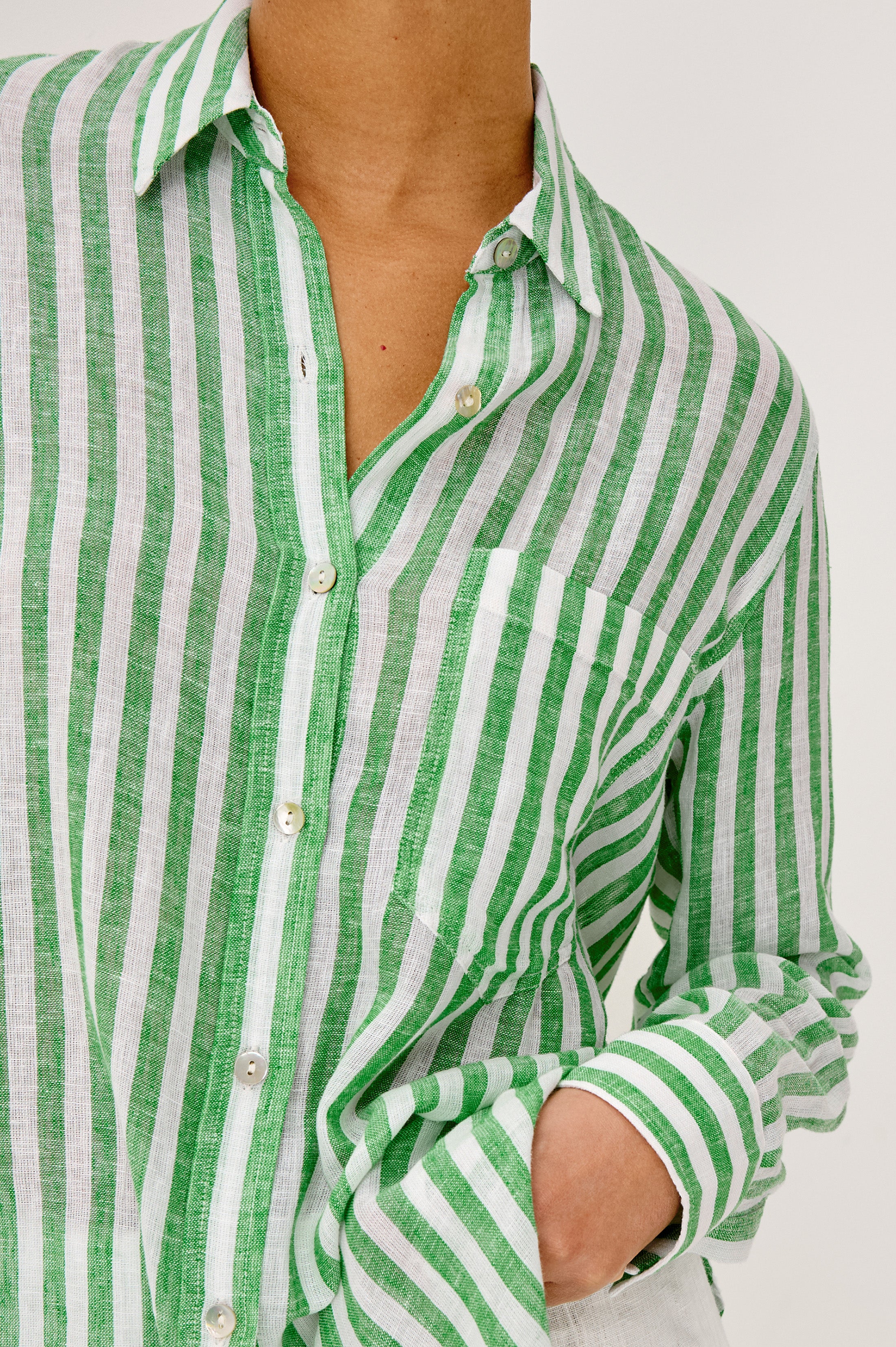 RAILS X GIADZY GIADA SHIRT - TREVI STRIPE - Image 2