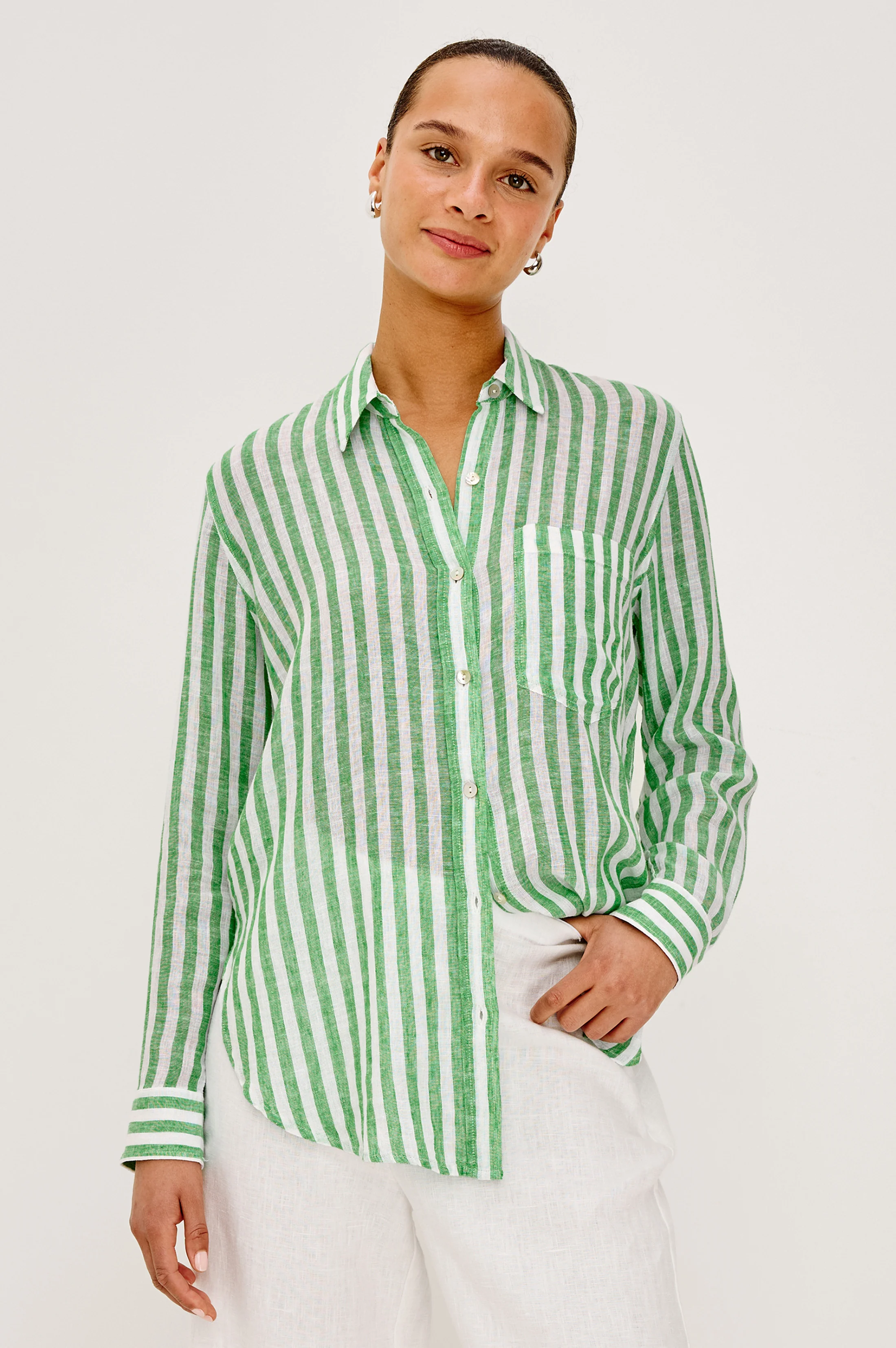 RAILS X GIADZY GIADA SHIRT - TREVI STRIPE - Image 4