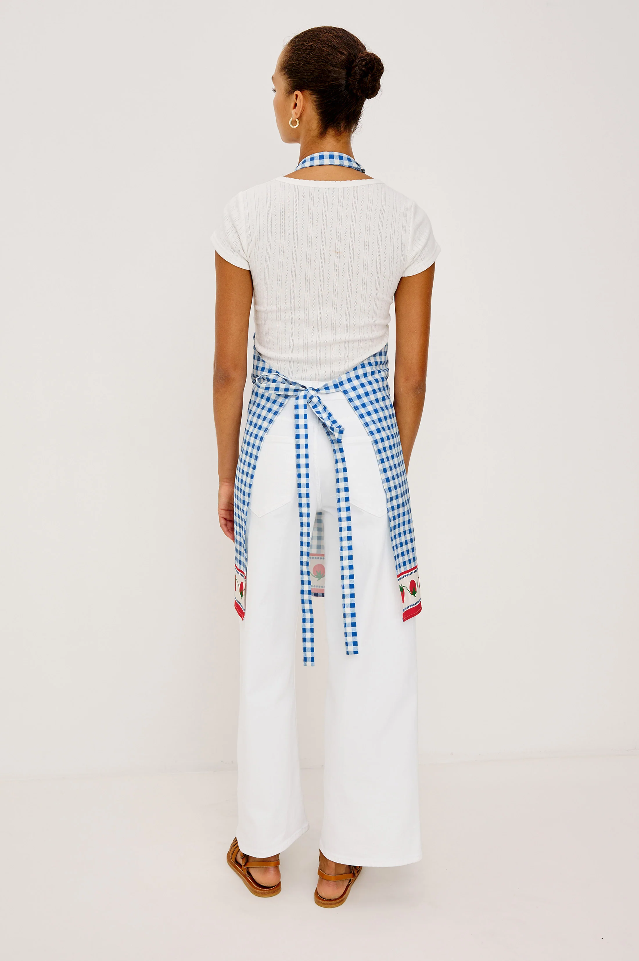 RAILS X GIADZY CUCINA APRON - GINGHAM TOMATOES - Image 5