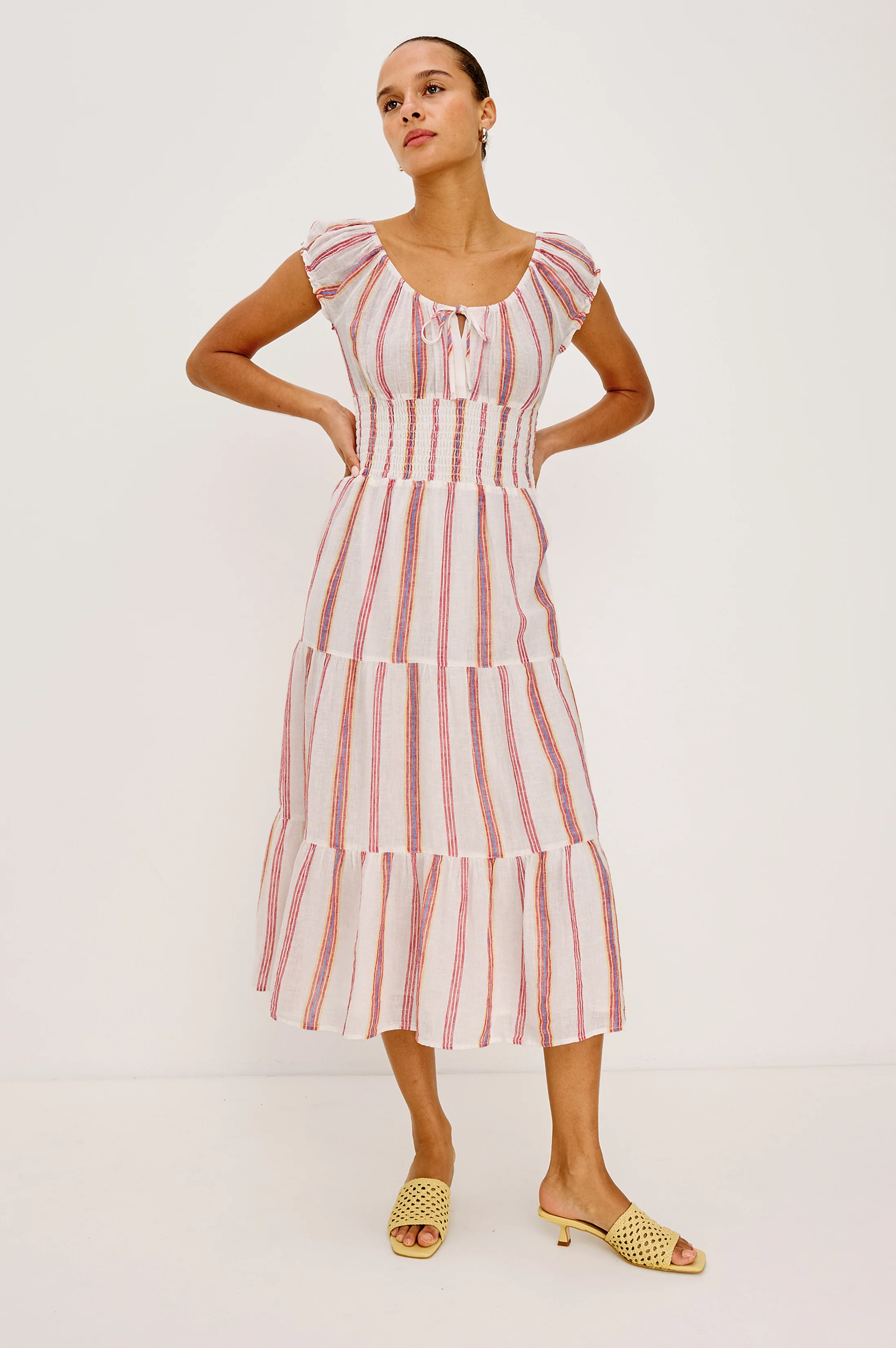 RAILS X GIADZY DARIA DRESS - PRIMAVERA STRIPE - Image 3