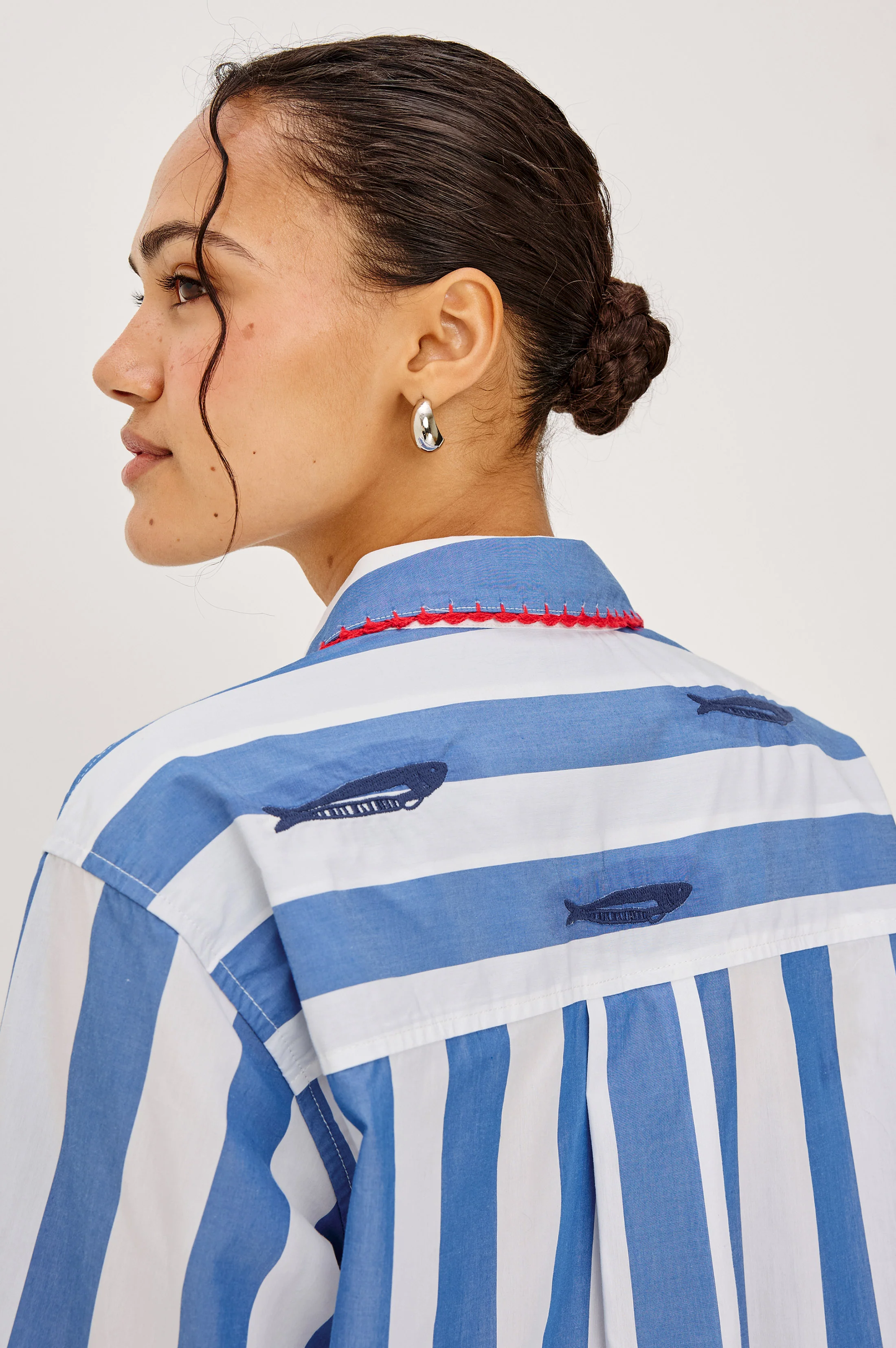RAILS X GIADZY ELSA SHIRT - DOLCE VITA EMBROIDERY - Image 4
