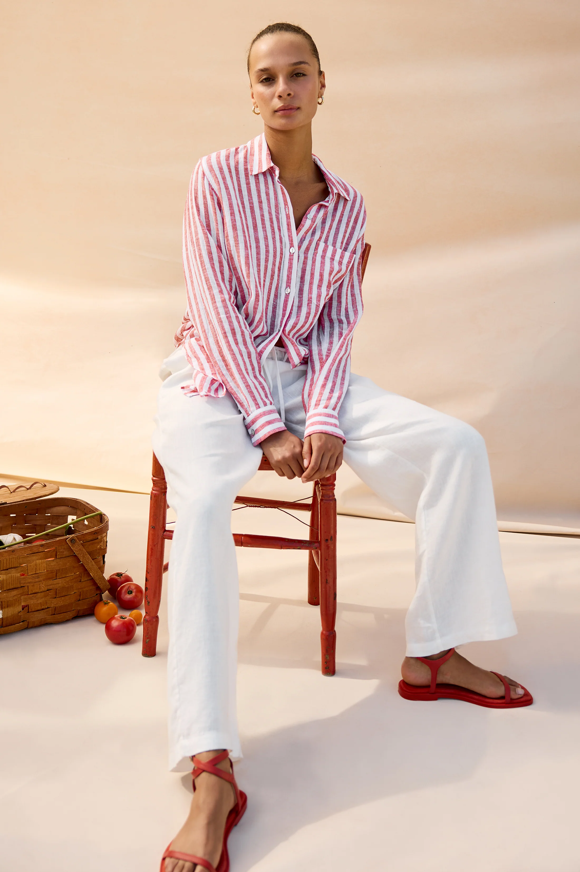 RAILS X GIADZY GIADA SHIRT - RAVELLO STRIPE